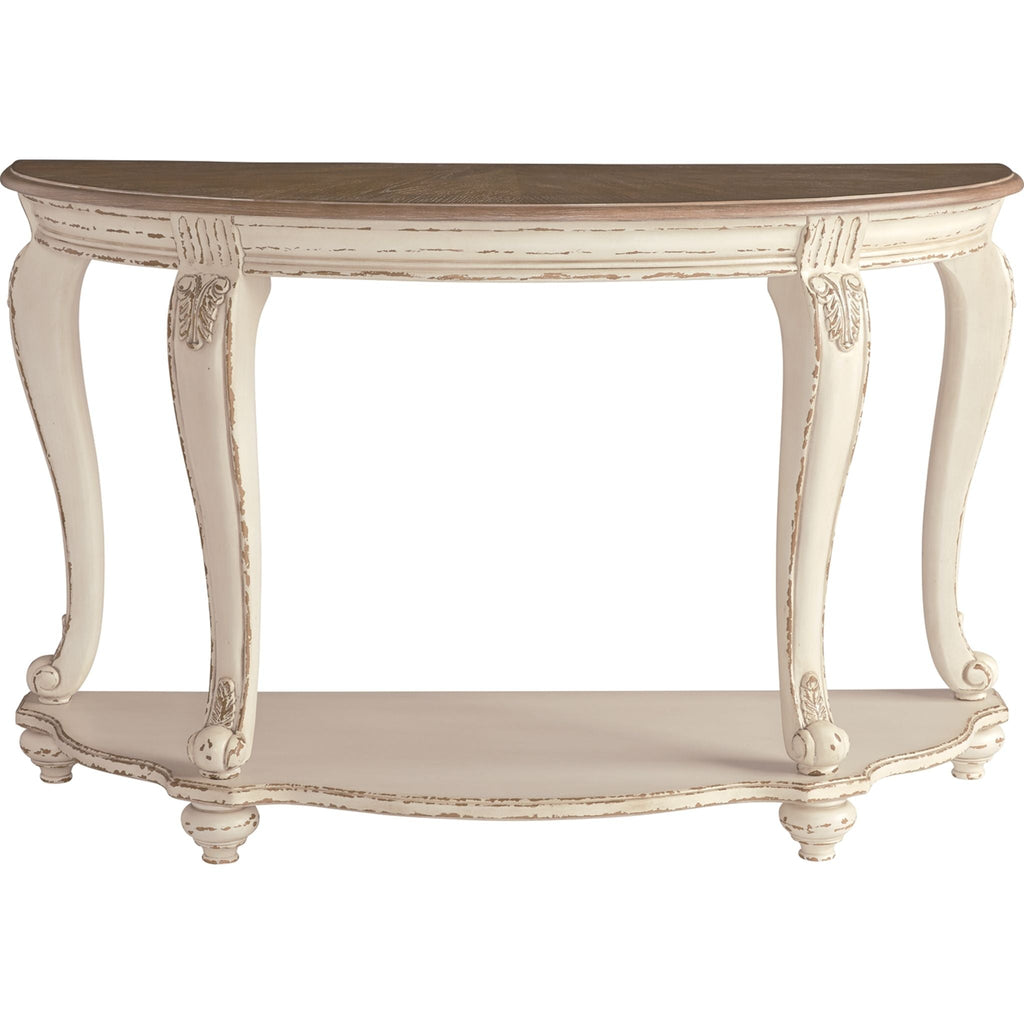 Table basse Meinertz - Blanc/Marron