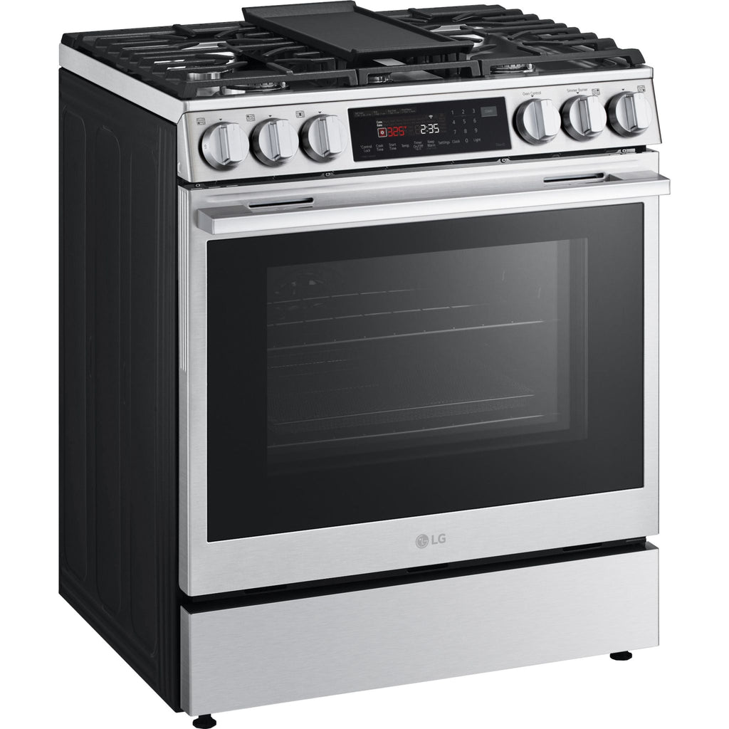 Cuisinière à gaz LG 30 (LSGL6335X) - PrintProof Steel