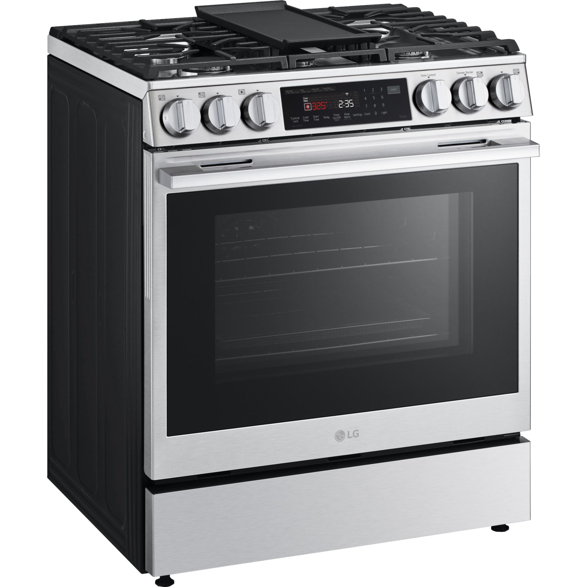 Cuisinière à gaz LG 30 (LSGL6335X) - PrintProof Steel