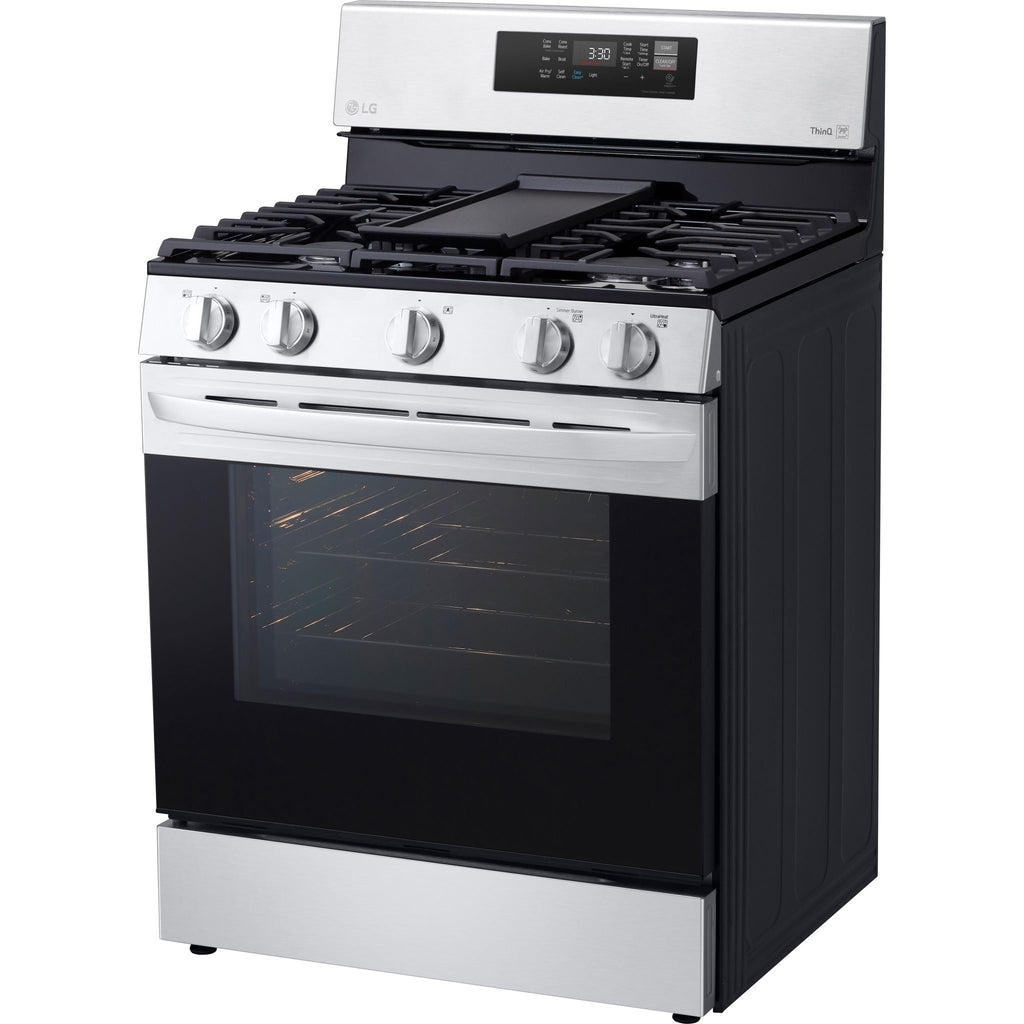 Cuisinière à gaz LG (LRGL5823S) - Acier inoxydable