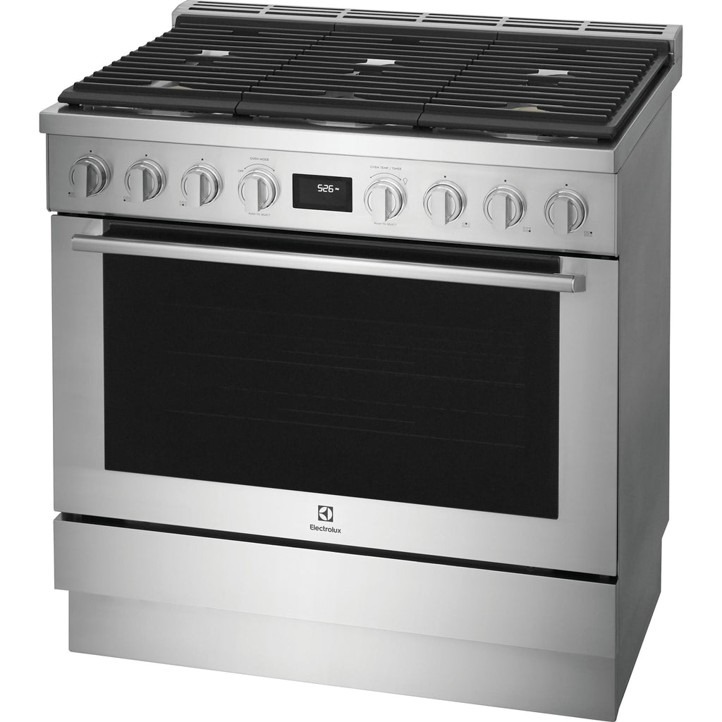 Cuisinière à gaz Electrolux (ECFD3668AS) - Acier inoxydable