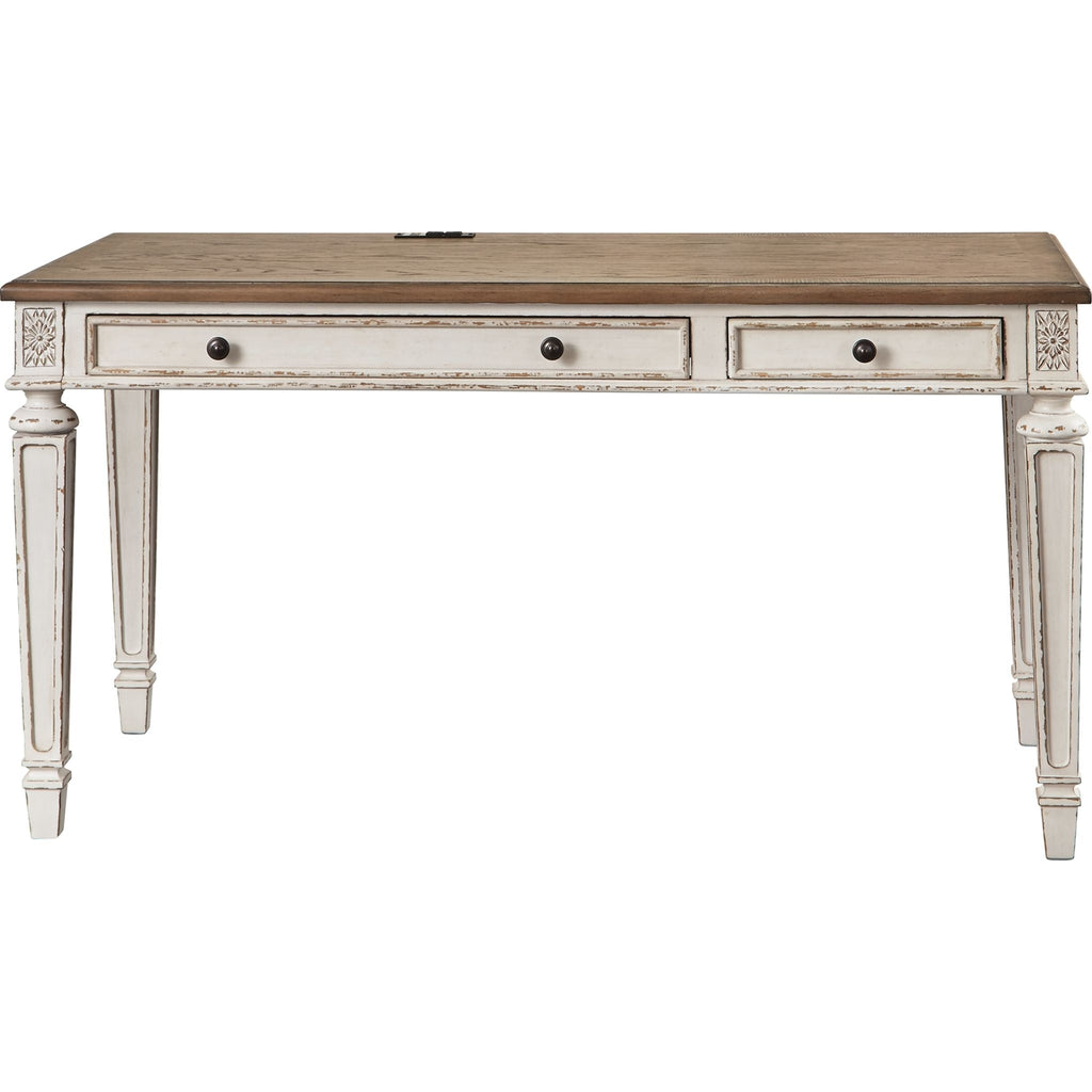 Bureau Realyn - Blanc/Marron