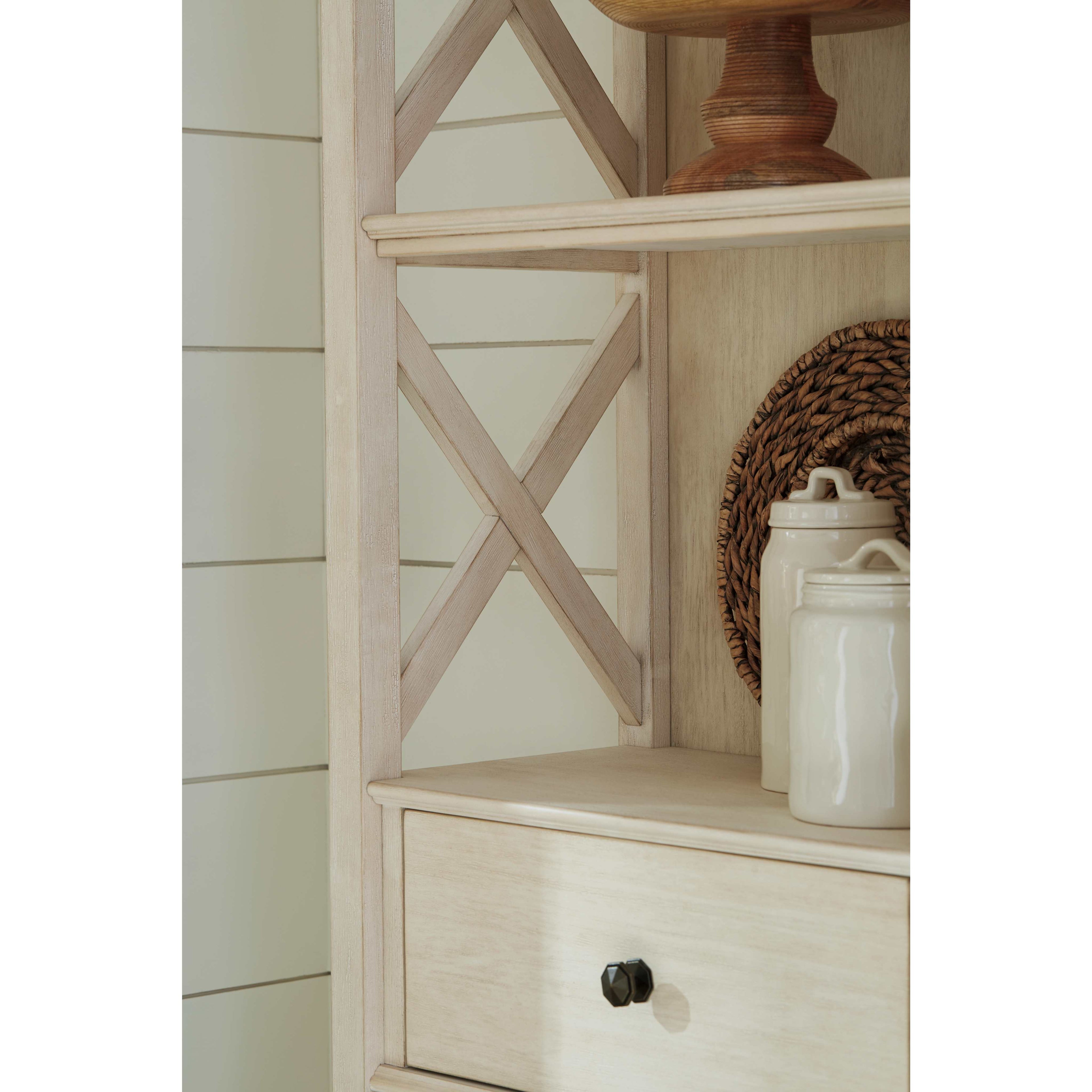 Vitrine Bolanburg - Blanc antique - (D647-76)