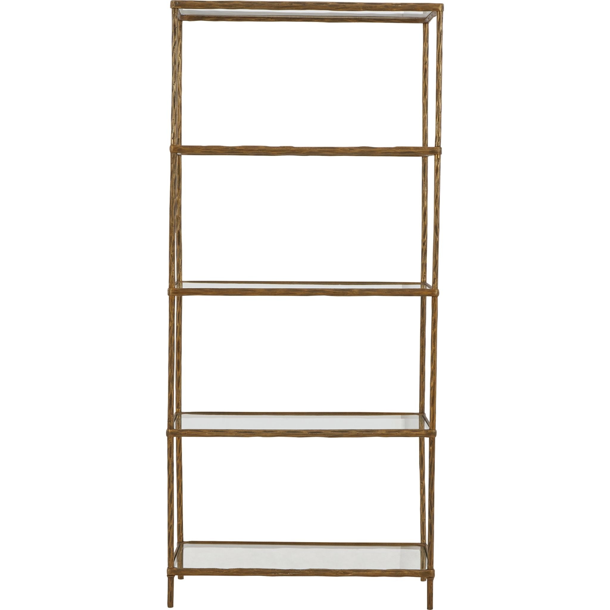 Bibliothèque Ryandale - Finition laiton antique