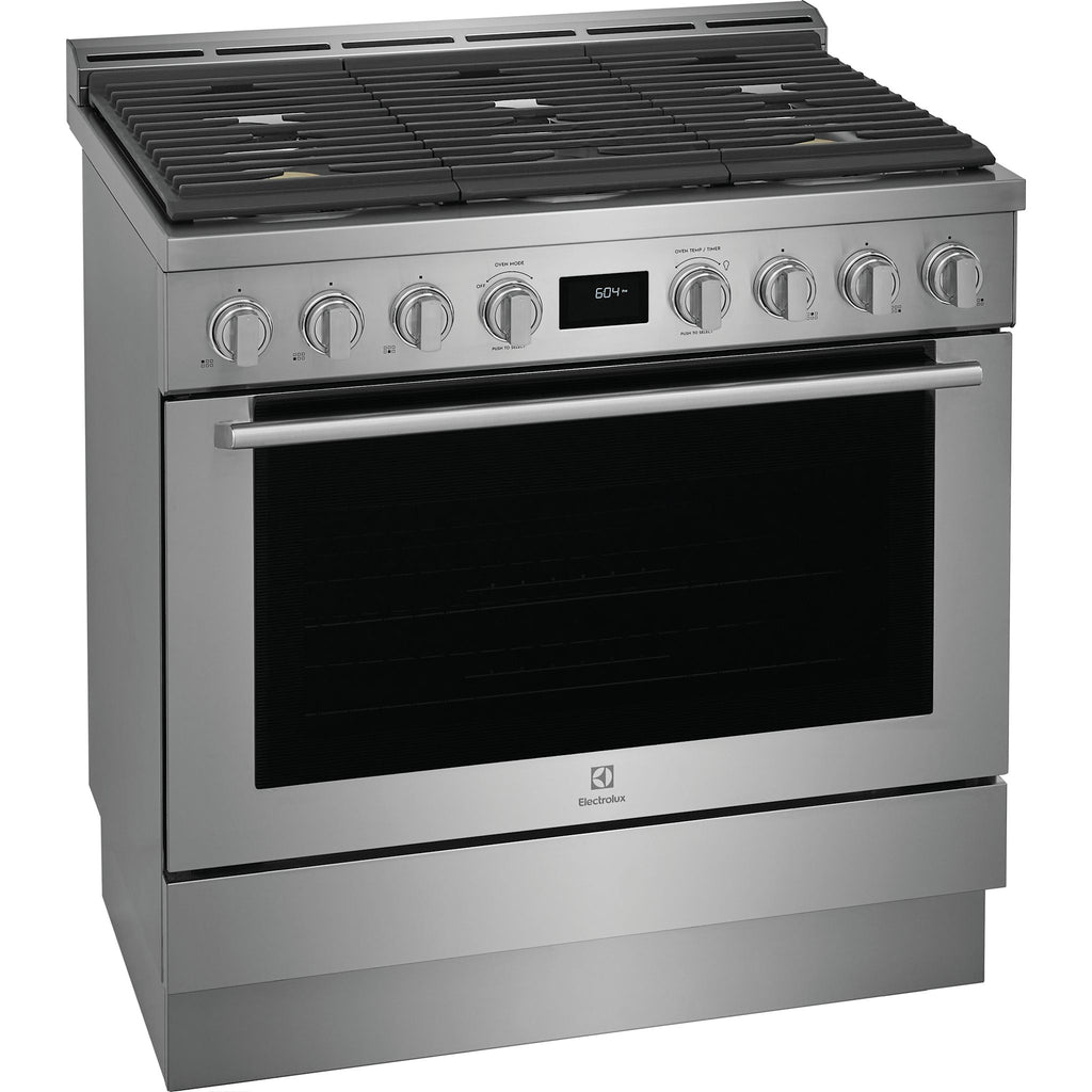 Cuisinière à gaz Electrolux (ECFG3668AS) - Acier inoxydable