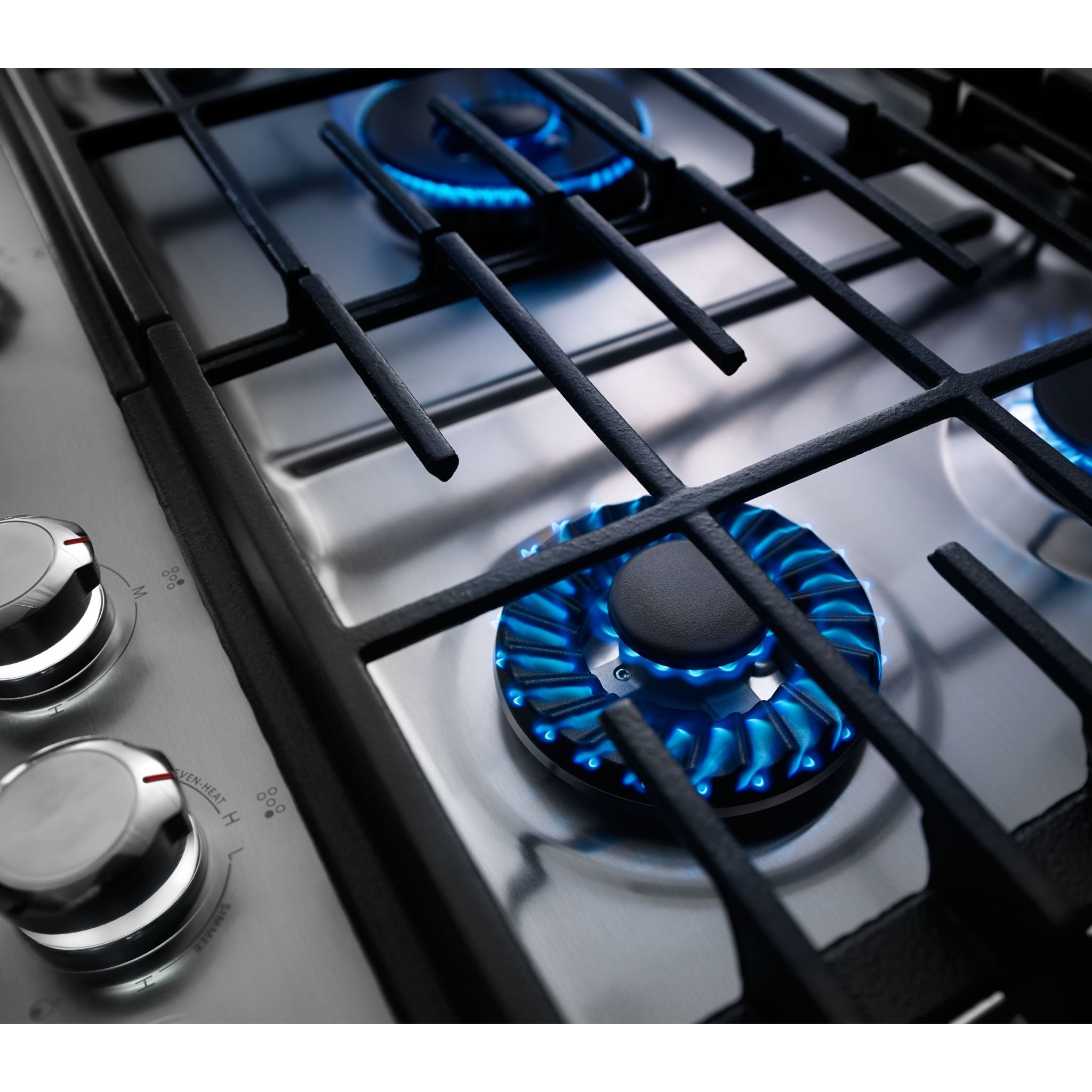 Table de cuisson à gaz KitchenAid 36 po (KCGS956ESS) - Acier inoxydable