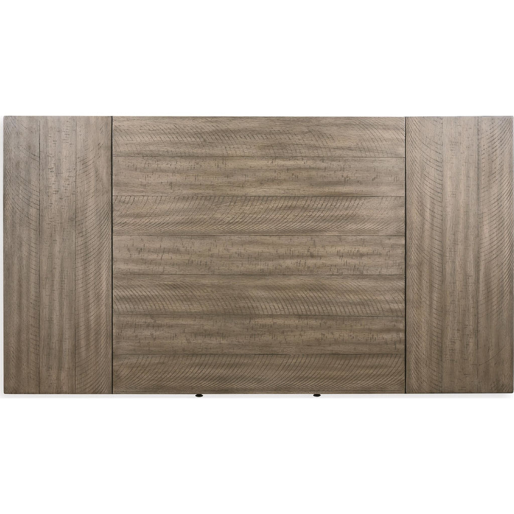 Table à manger Skempton - Blanc/Marron clair - (D394-25)