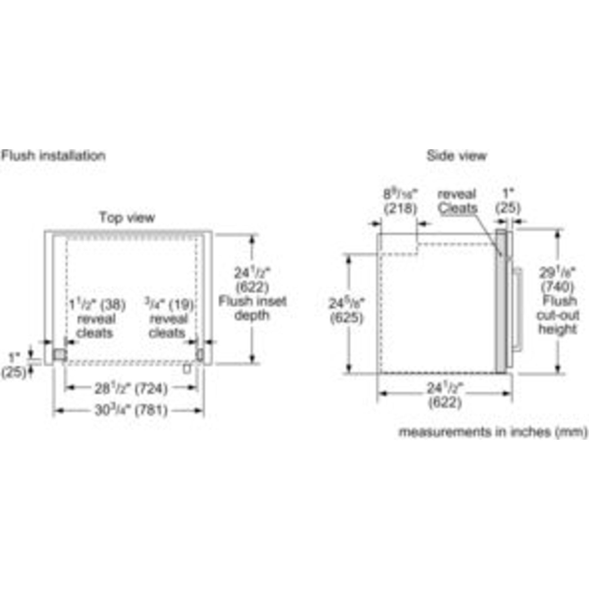 Four mural à convection Bosch 30 (HBLP451LUC) - Acier inoxydable