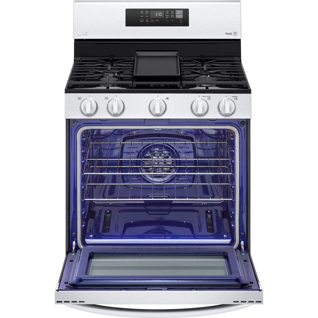 Cuisinière à gaz LG (LRGL5823S) - Acier inoxydable