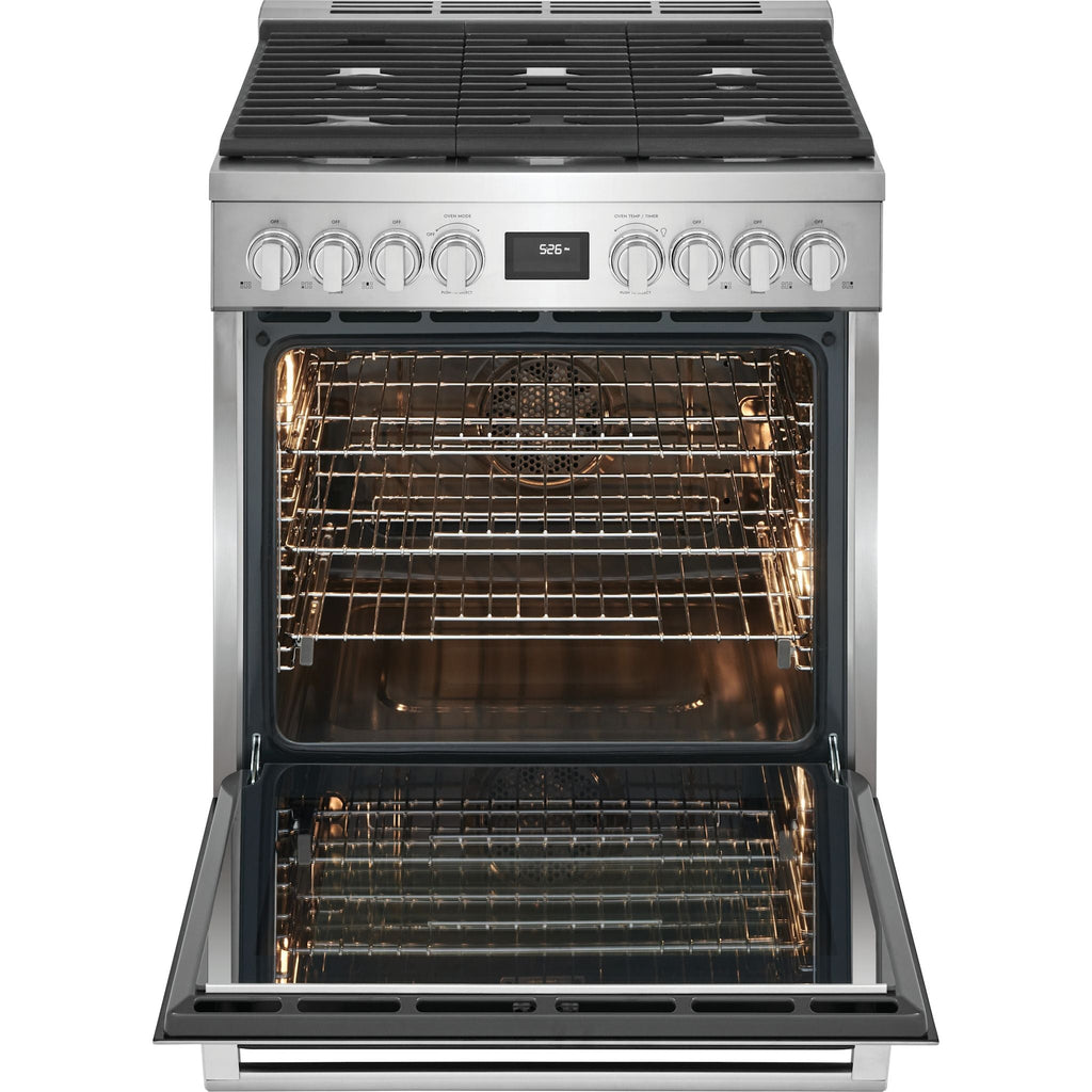 Cuisinière à gaz Electrolux 30 (ECFD3068AS) - Acier inoxydable