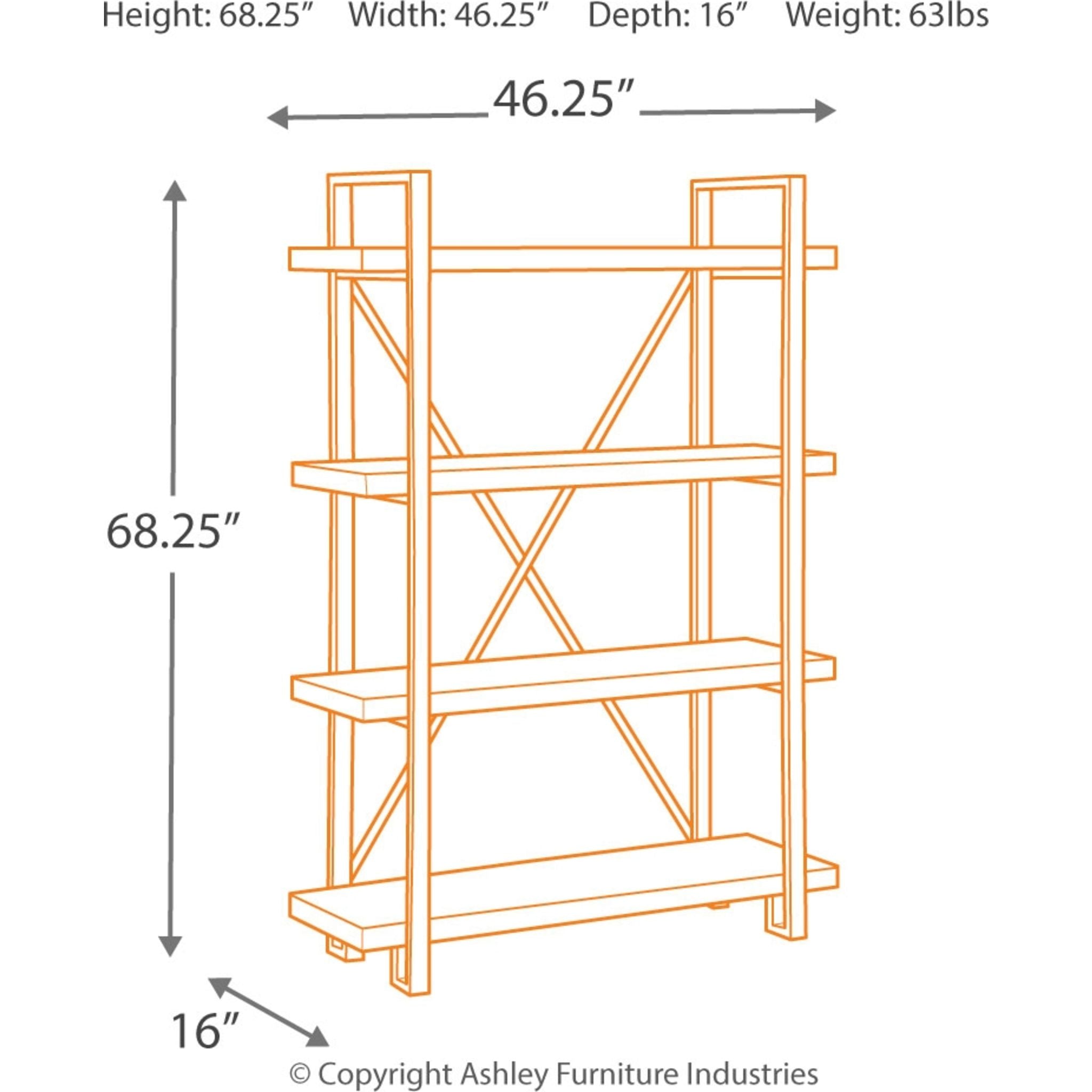 Étagère Forestmin - Marron/Noir