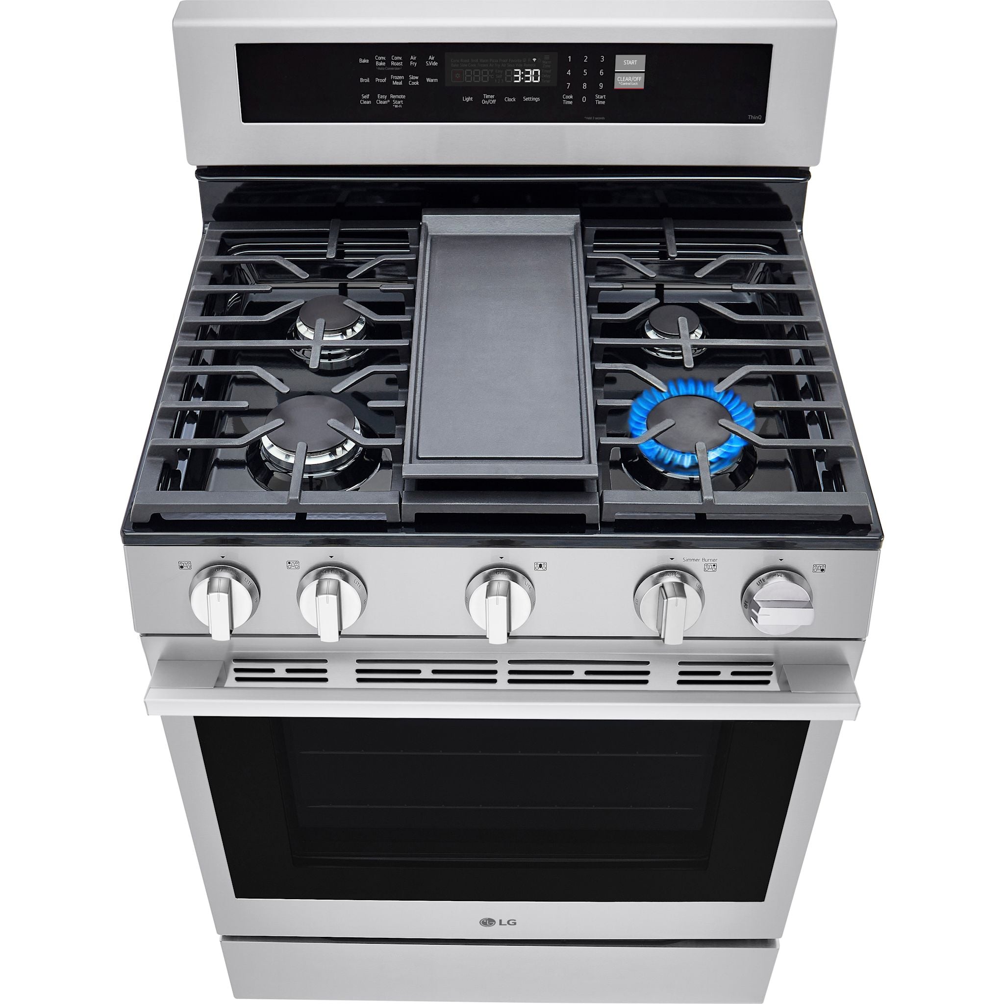 Cuisinière à gaz LG 30 (LRGN6325X) - PrintProof® Acier inoxydable