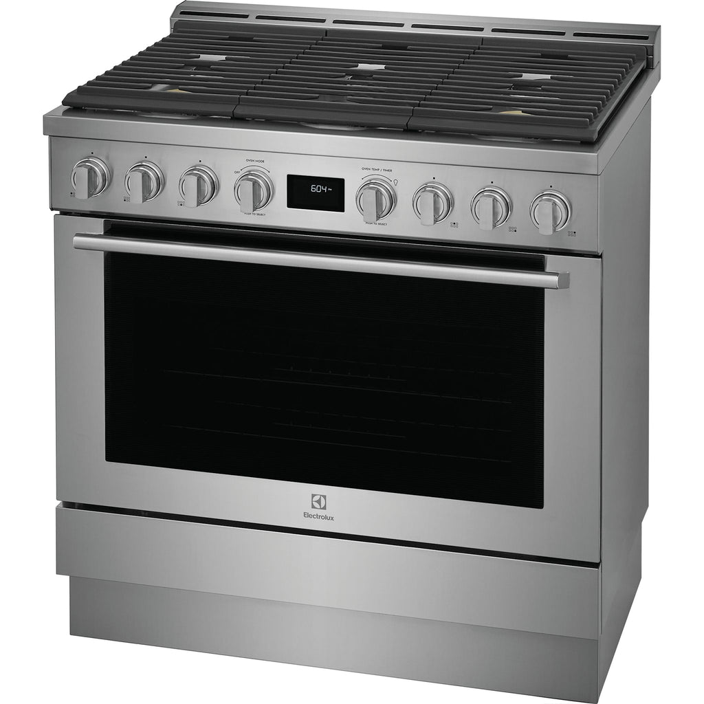 Cuisinière à gaz Electrolux (ECFG3668AS) - Acier inoxydable