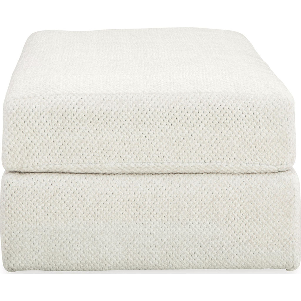 Pouf d'appoint surdimensionné Karinne - Lin