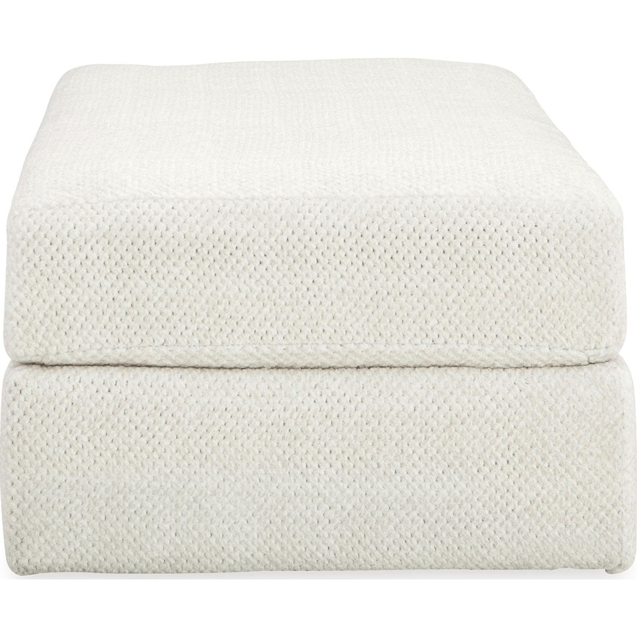 Pouf d'appoint surdimensionné Karinne - Lin