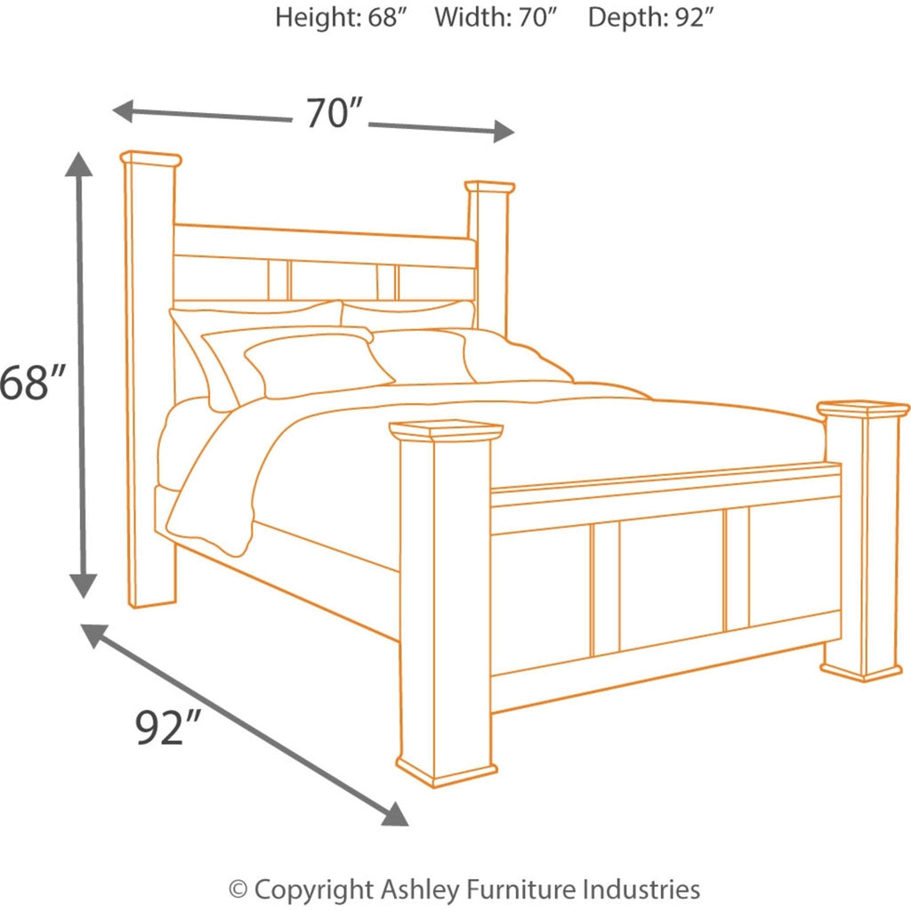 Lit à baldaquin Juararo - Marron foncé