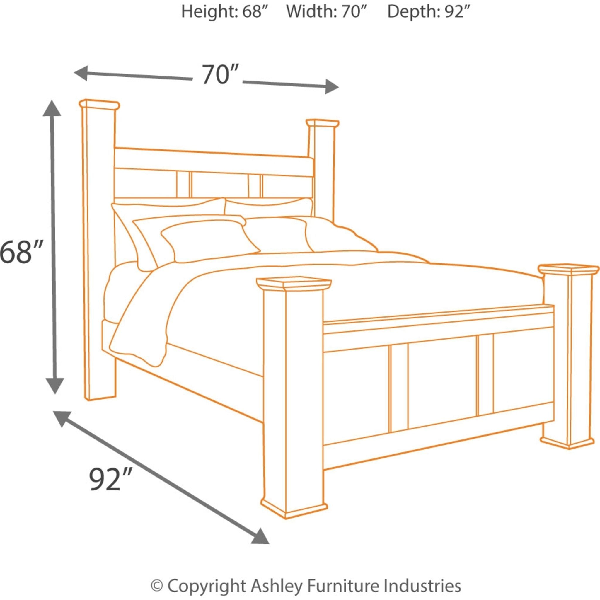 Lit à baldaquin Juararo - Marron foncé