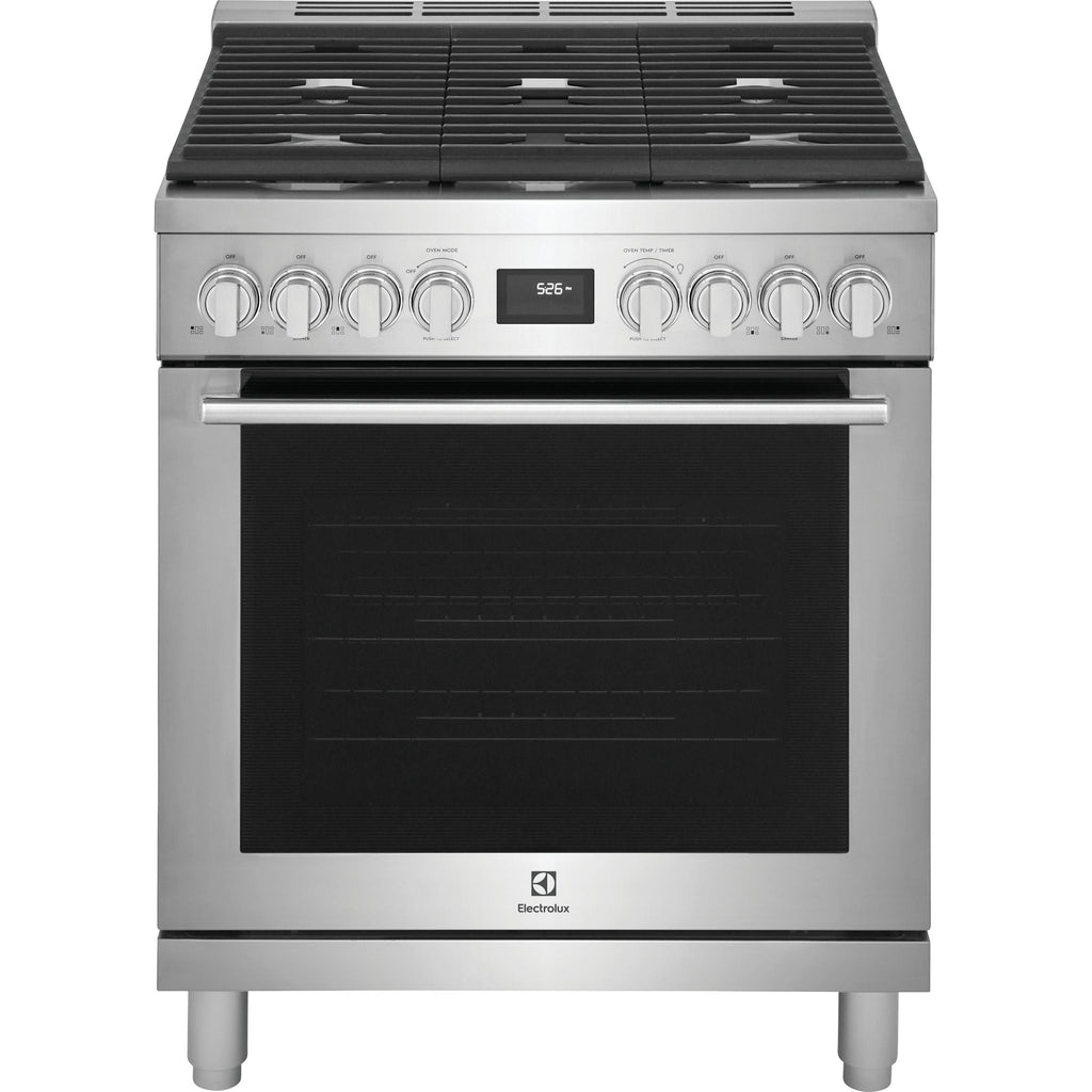 Cuisinière à gaz Electrolux 30 (ECFG3068AS) - Acier inoxydable