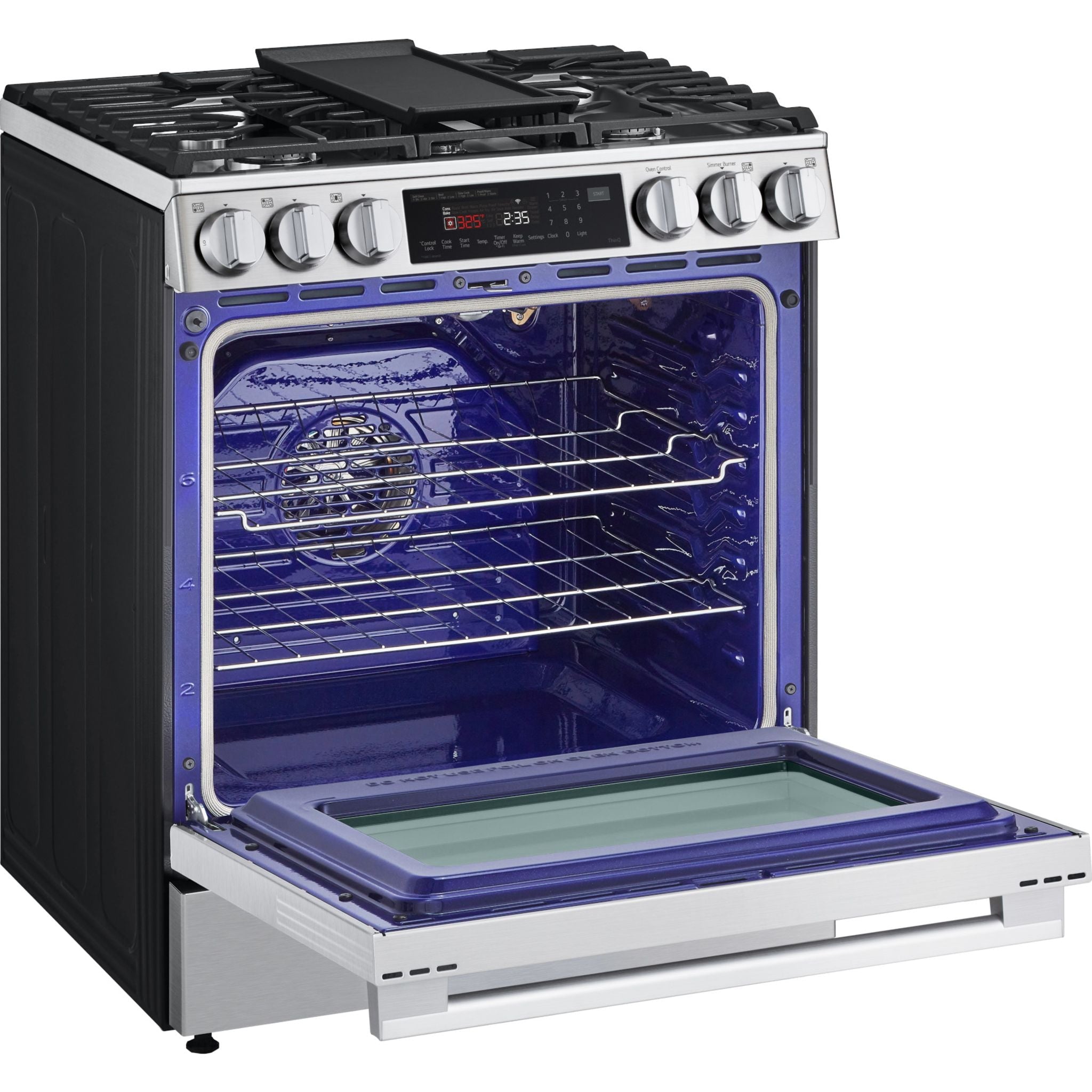 Cuisinière à gaz LG 30 (LSGL6335X) - PrintProof Steel