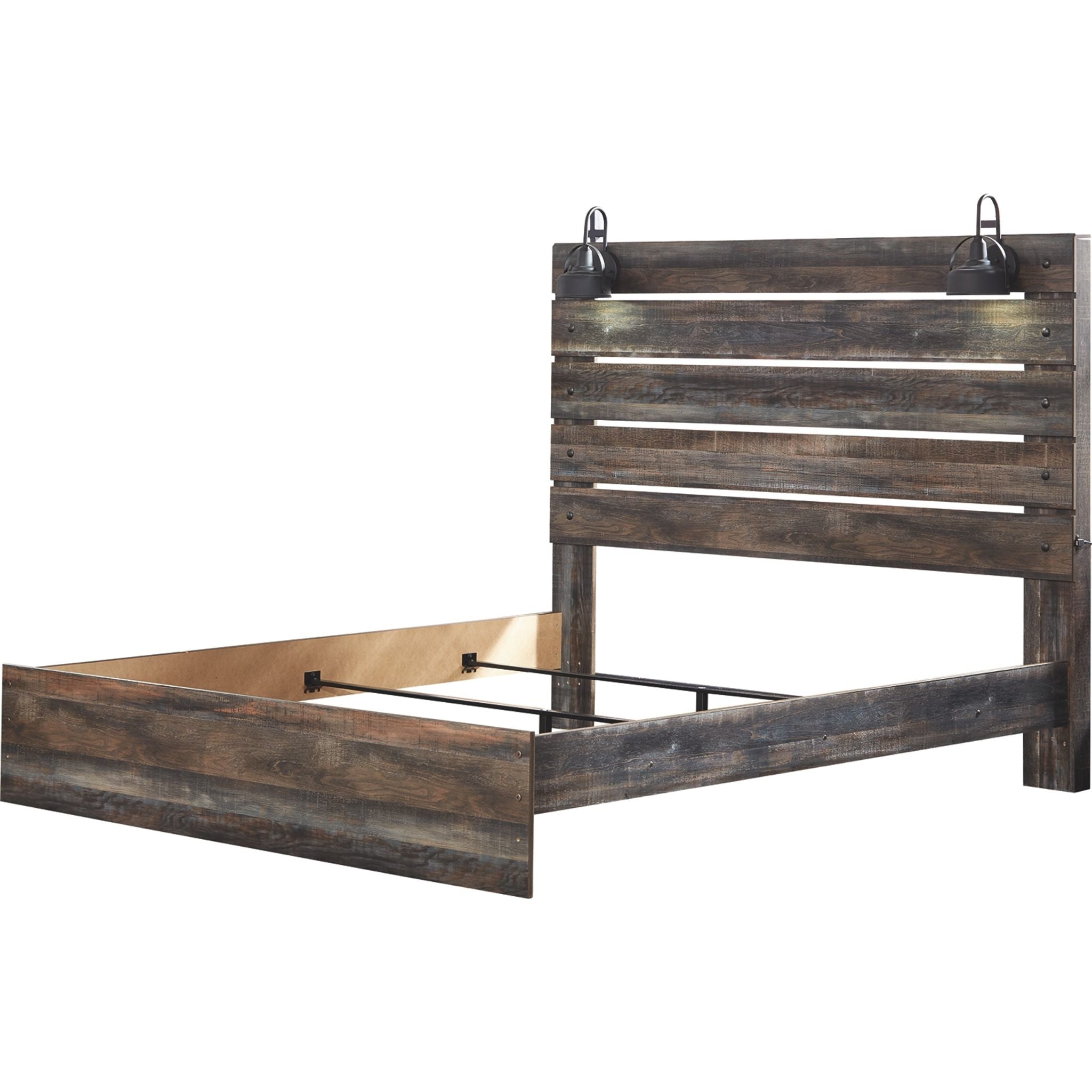 Lit à panneaux Drystan - Multi