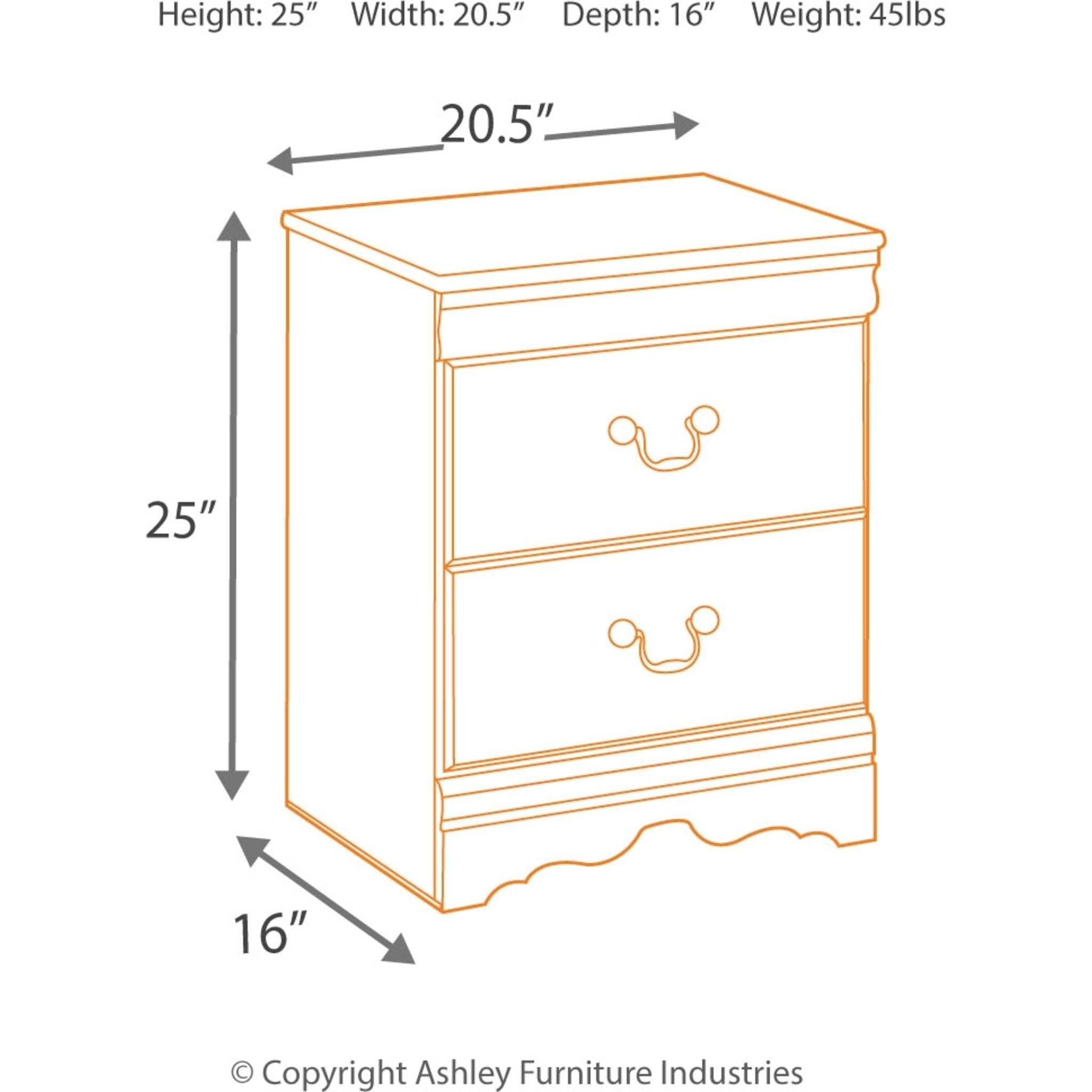 Table de chevet Huey Vineyard - Noir