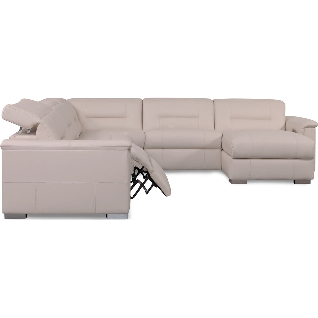 Canapé sectionnel inclinable électrique 5 pièces Keoni