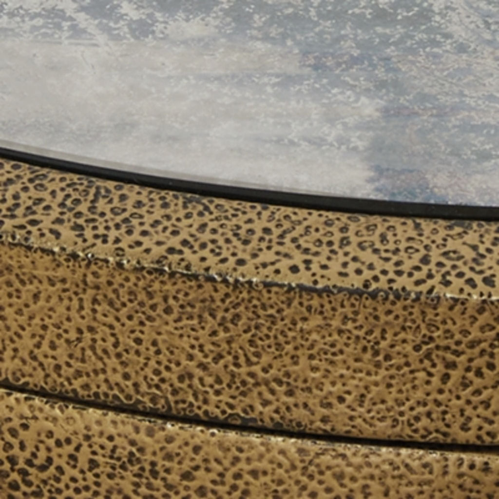 Table Basse Korajane - Or Antique