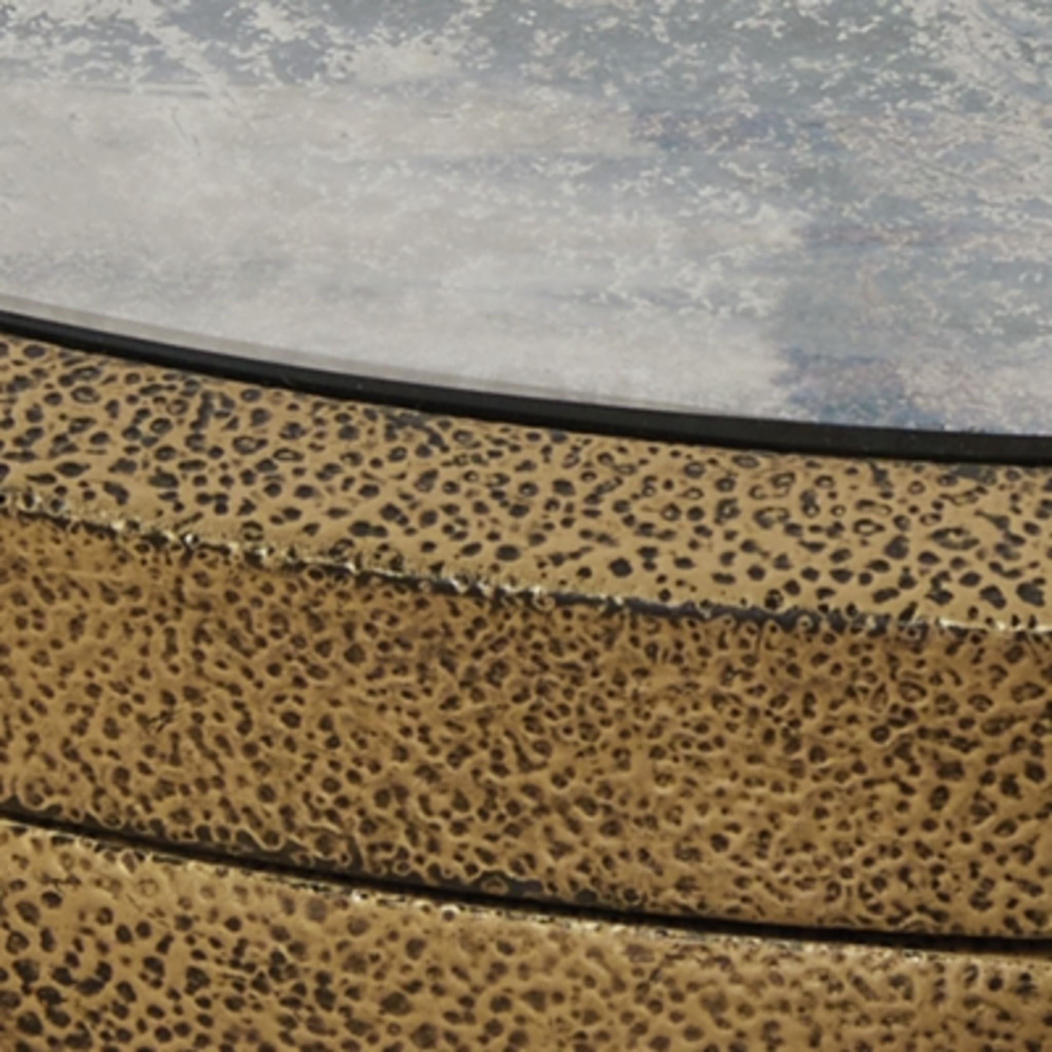 Table Basse Korajane - Or Antique