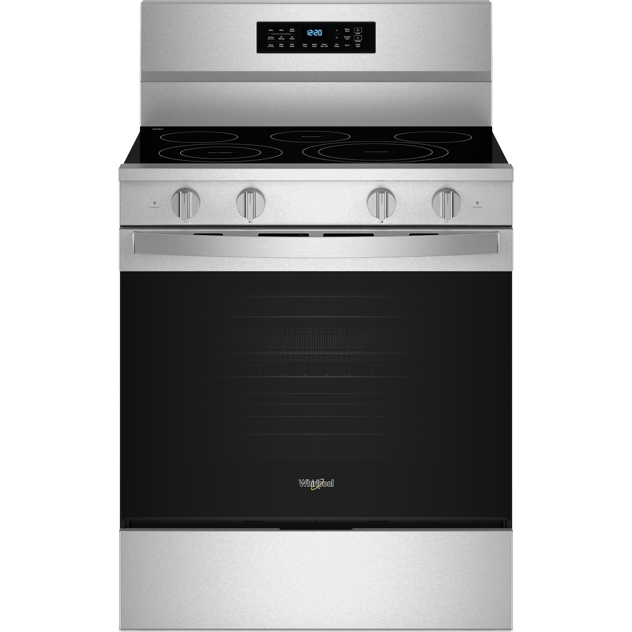 Cuisinière électrique Whirlpool 30 po (YWFES7030SZ) - Acier inoxydable résistant aux traces de doigts