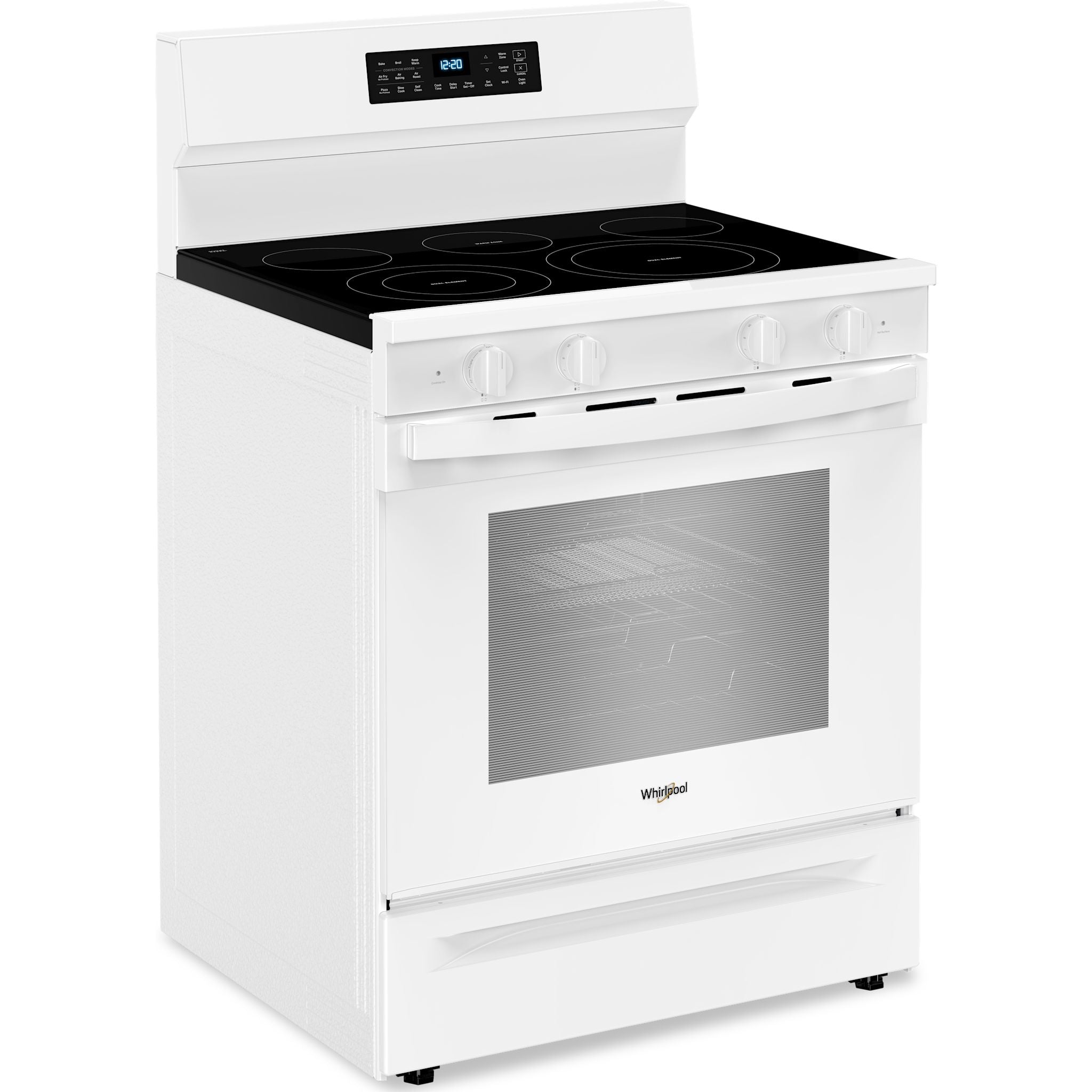 Cuisinière électrique Whirlpool 30 po (YWFES7030SW) - Blanc