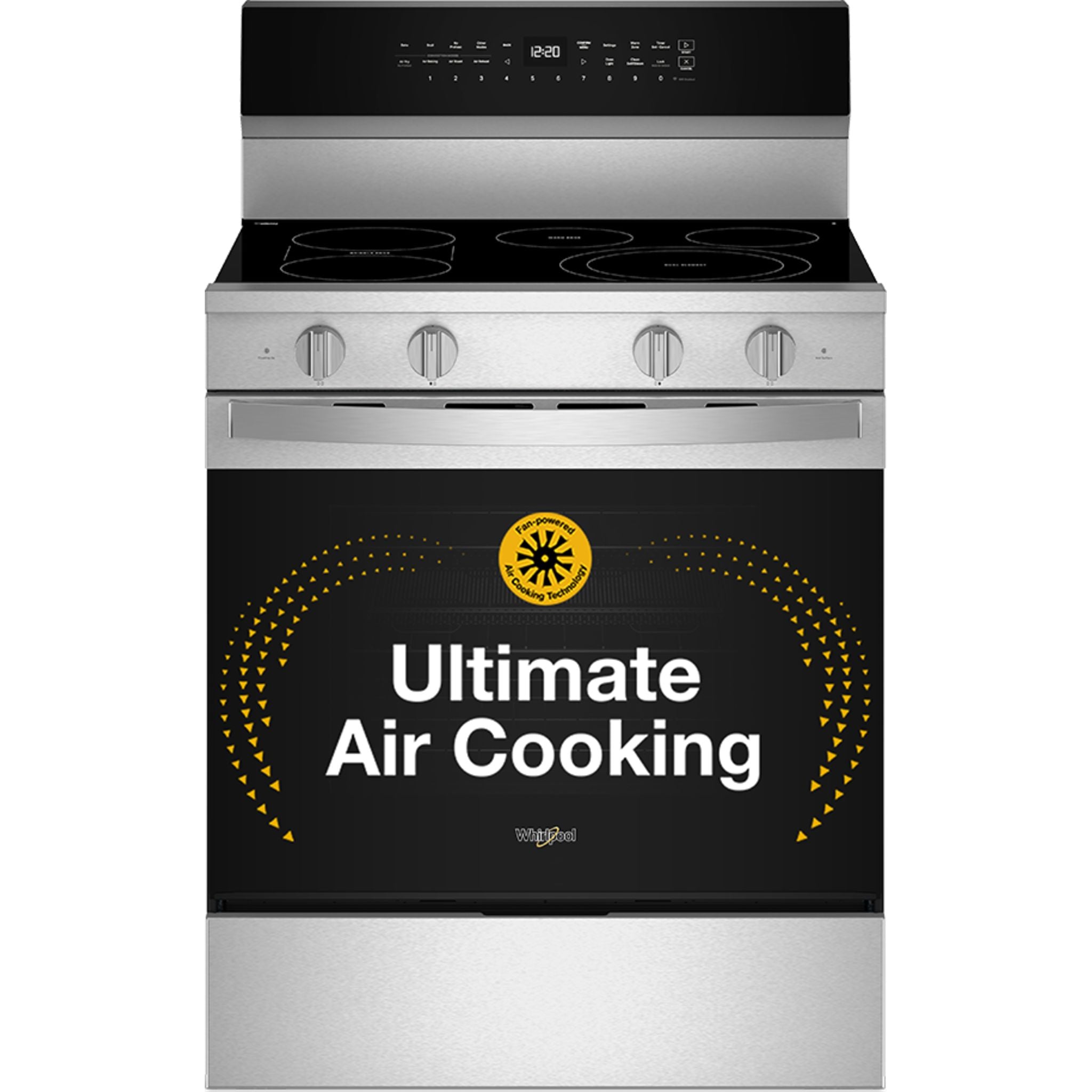 Cuisinière électrique Whirlpool 30 po (YWFES7030SZ) - Acier inoxydable résistant aux traces de doigts