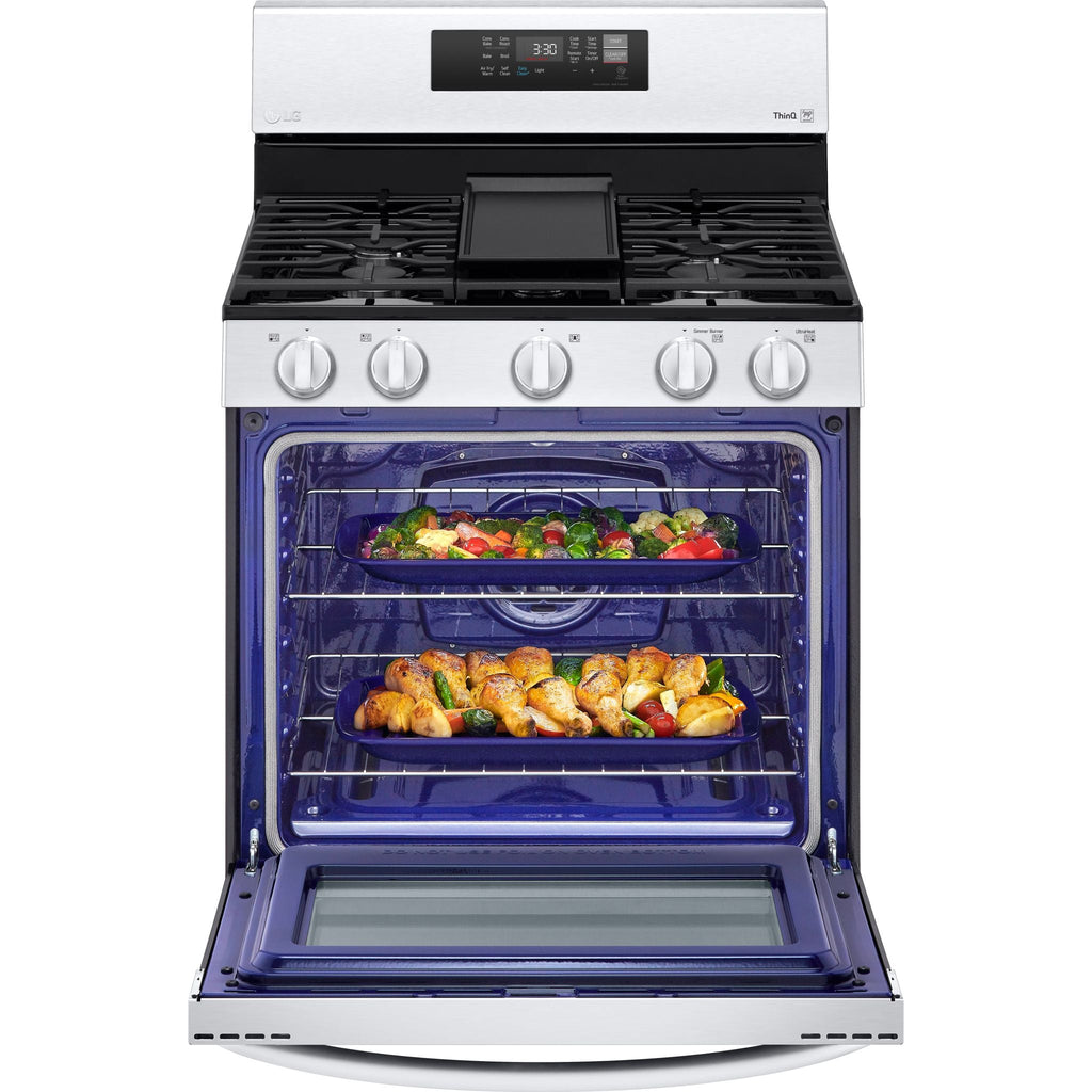 Cuisinière à gaz LG (LRGL5823S) - Acier inoxydable