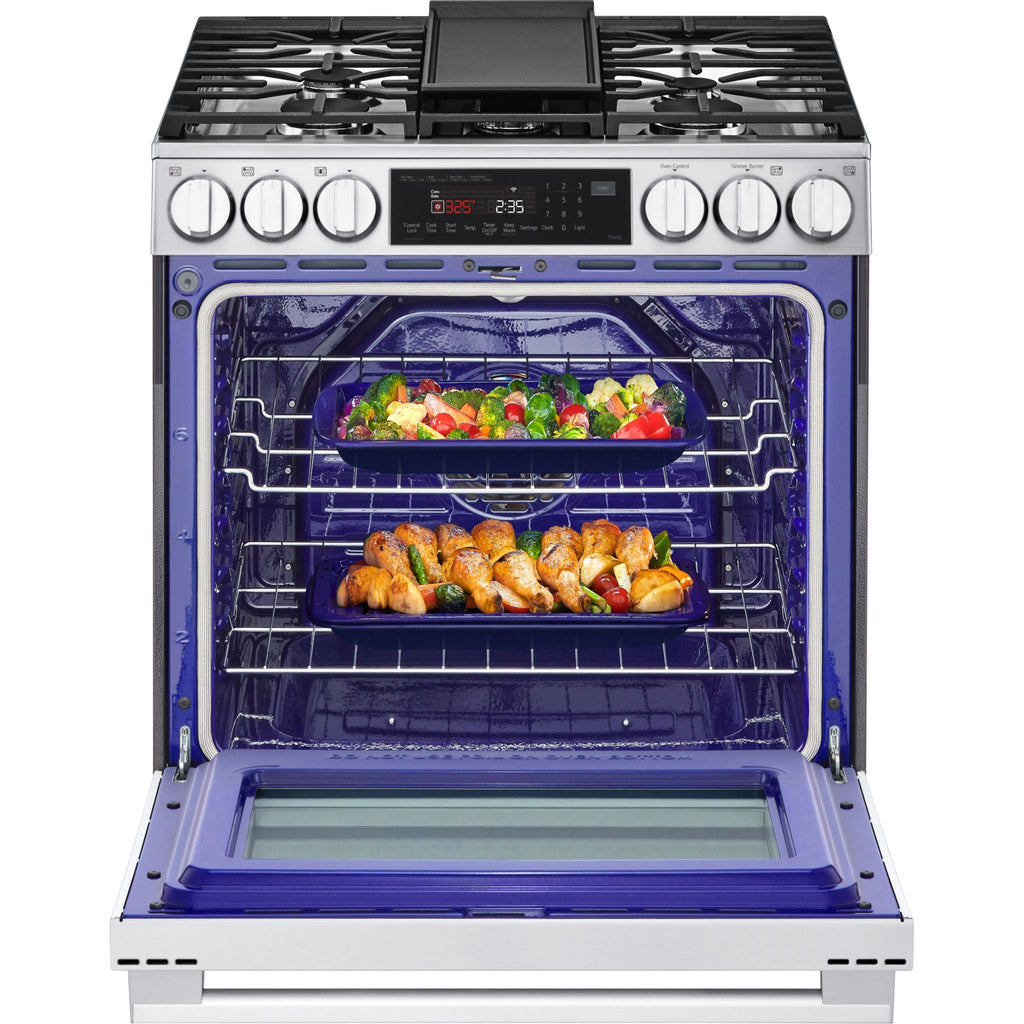 Cuisinière à gaz LG 30 (LSGL6335X) - PrintProof Steel