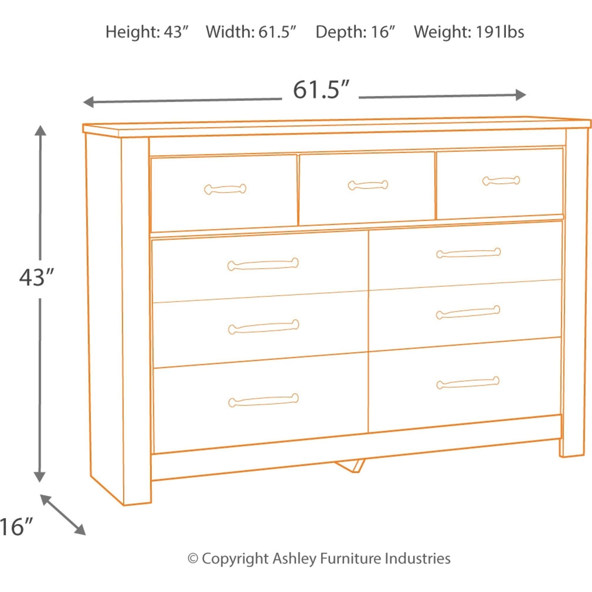 Commode Bellaby - Blanchi à la chaux