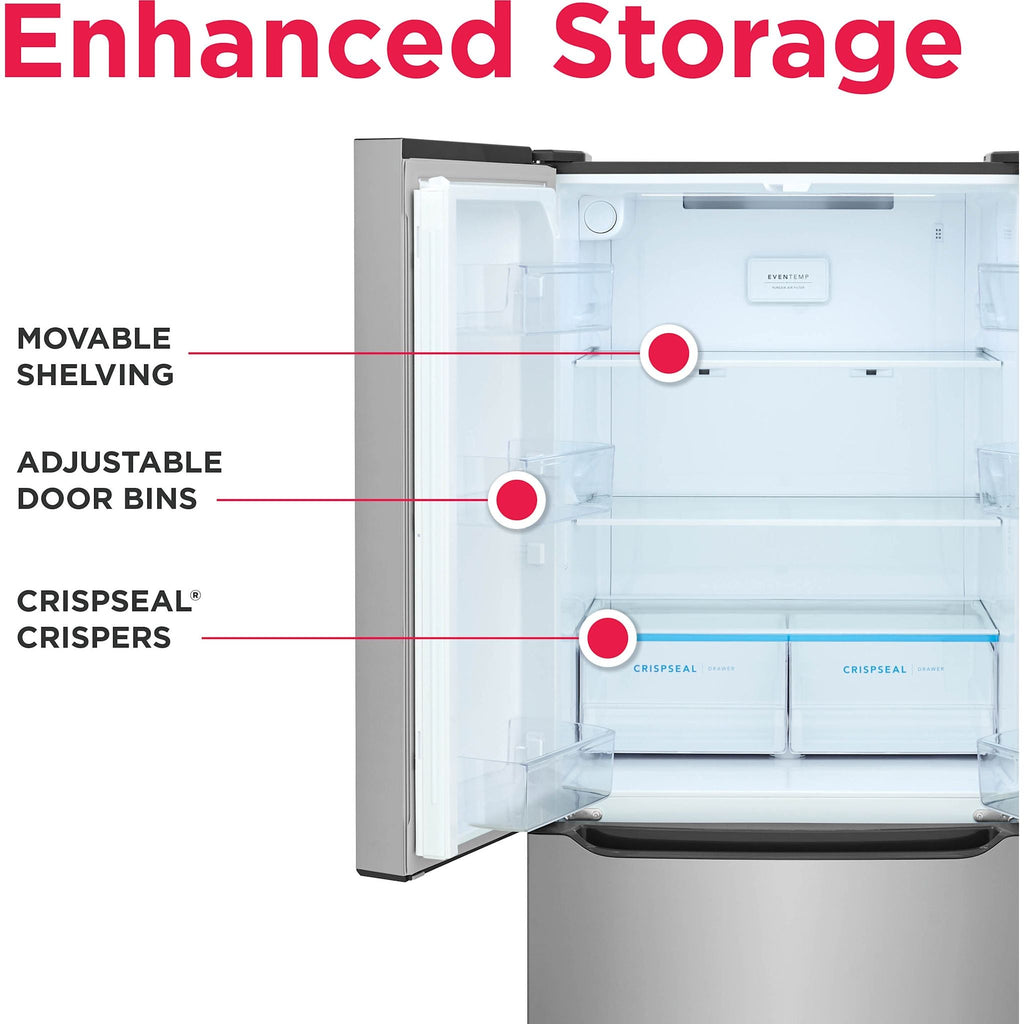 Réfrigérateur à portes françaises Frigidaire (FRFG2033AV) - Acier inoxydable