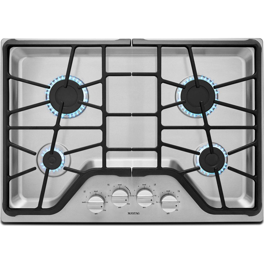 Table de cuisson à gaz Maytag 30 (MGC7430DS) - Acier inoxydable