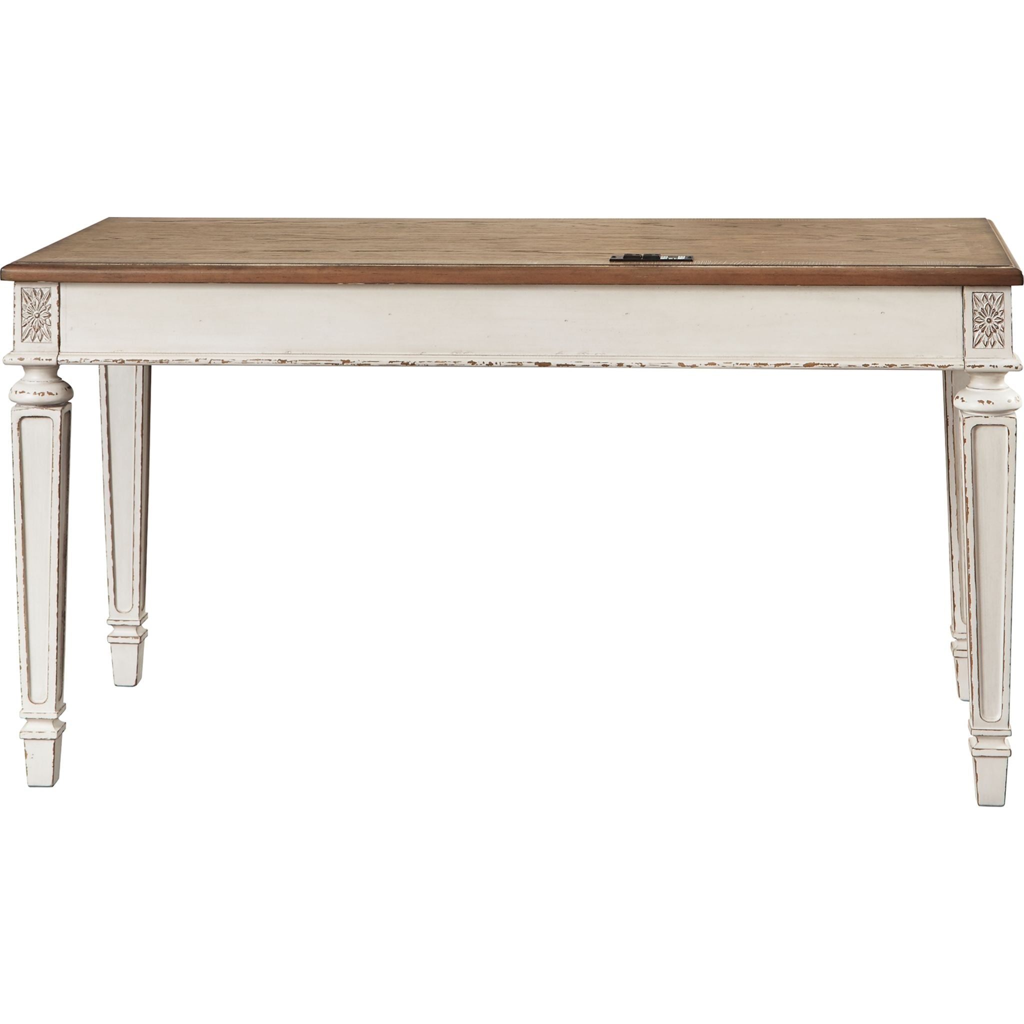 Bureau Realyn - Blanc/Marron