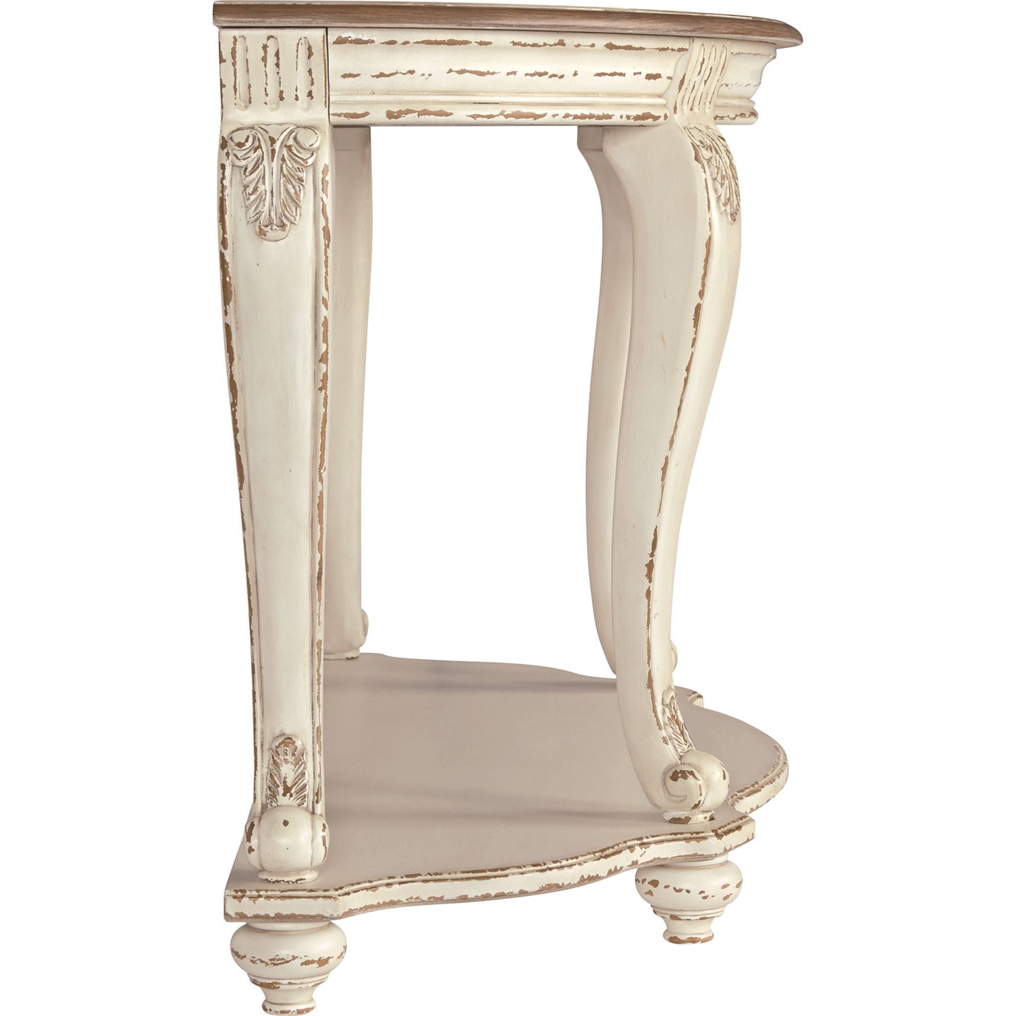 Table basse Meinertz - Blanc/Marron