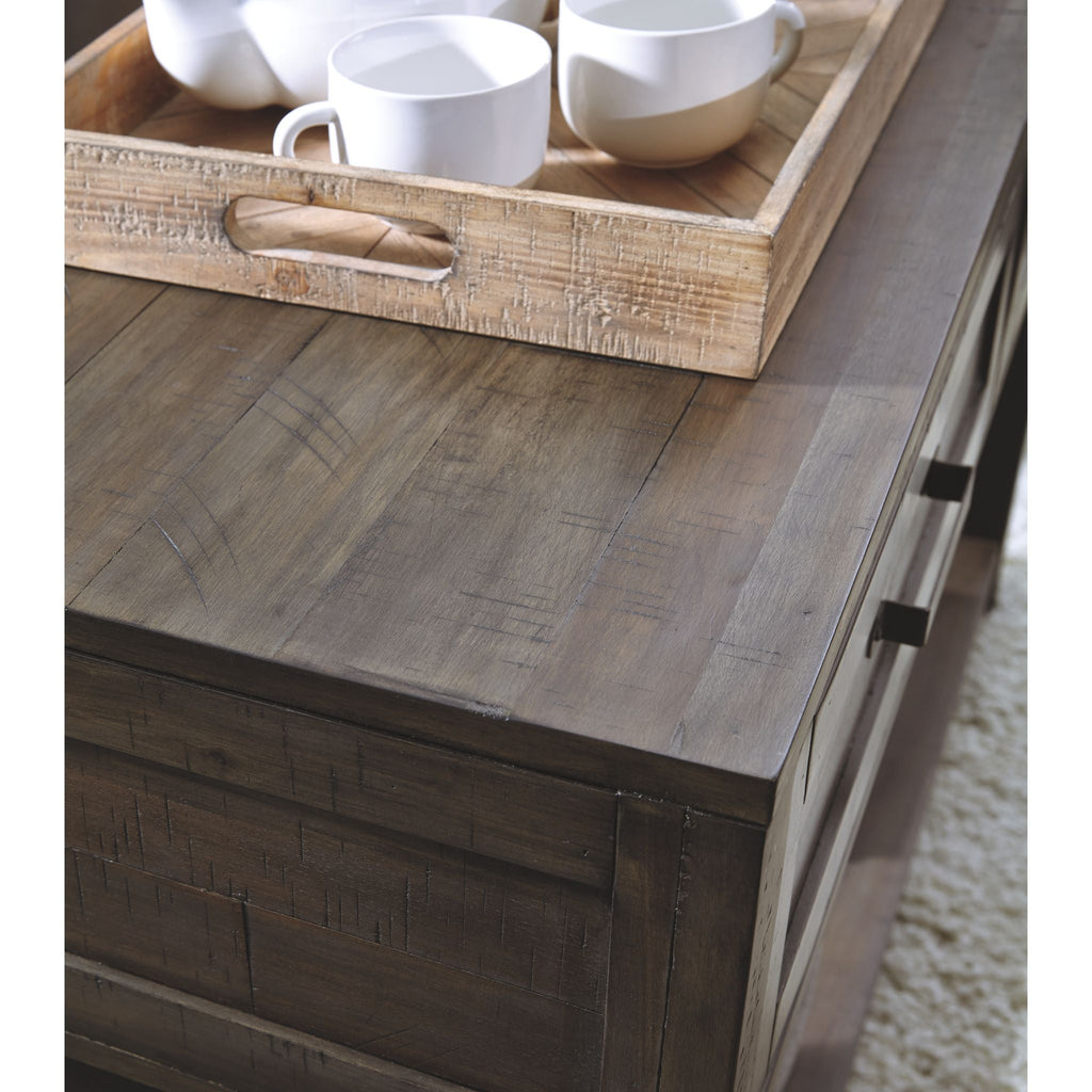 Table basse Villa Flora - Brun grisâtre