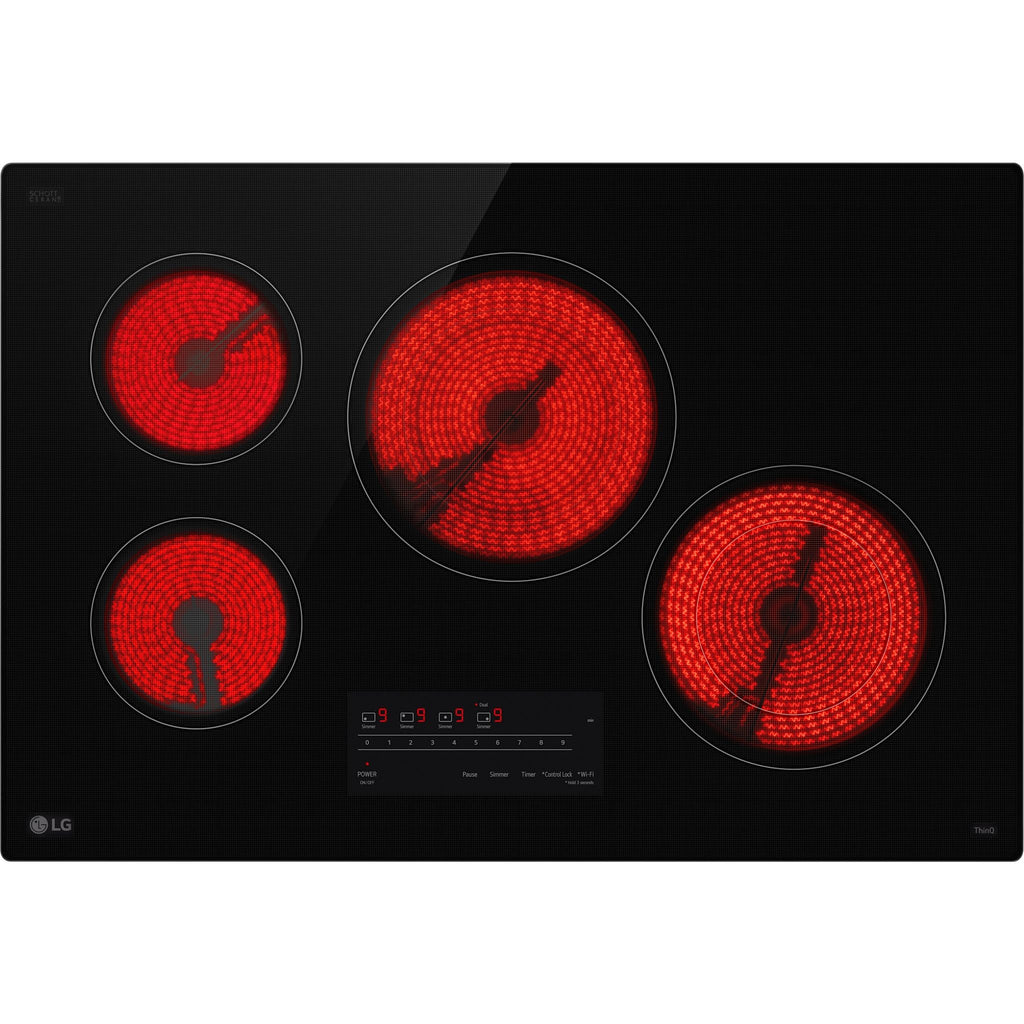 Table de cuisson à induction LG 30 (CBEW3013BE) - Vitrocéramique noire