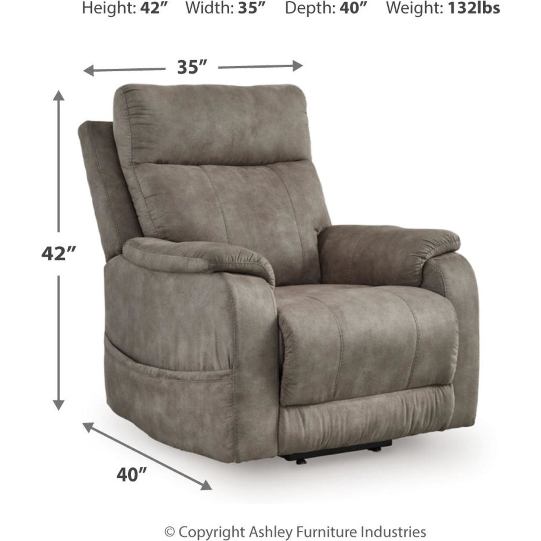 Fauteuil inclinable électrique Crestmeade