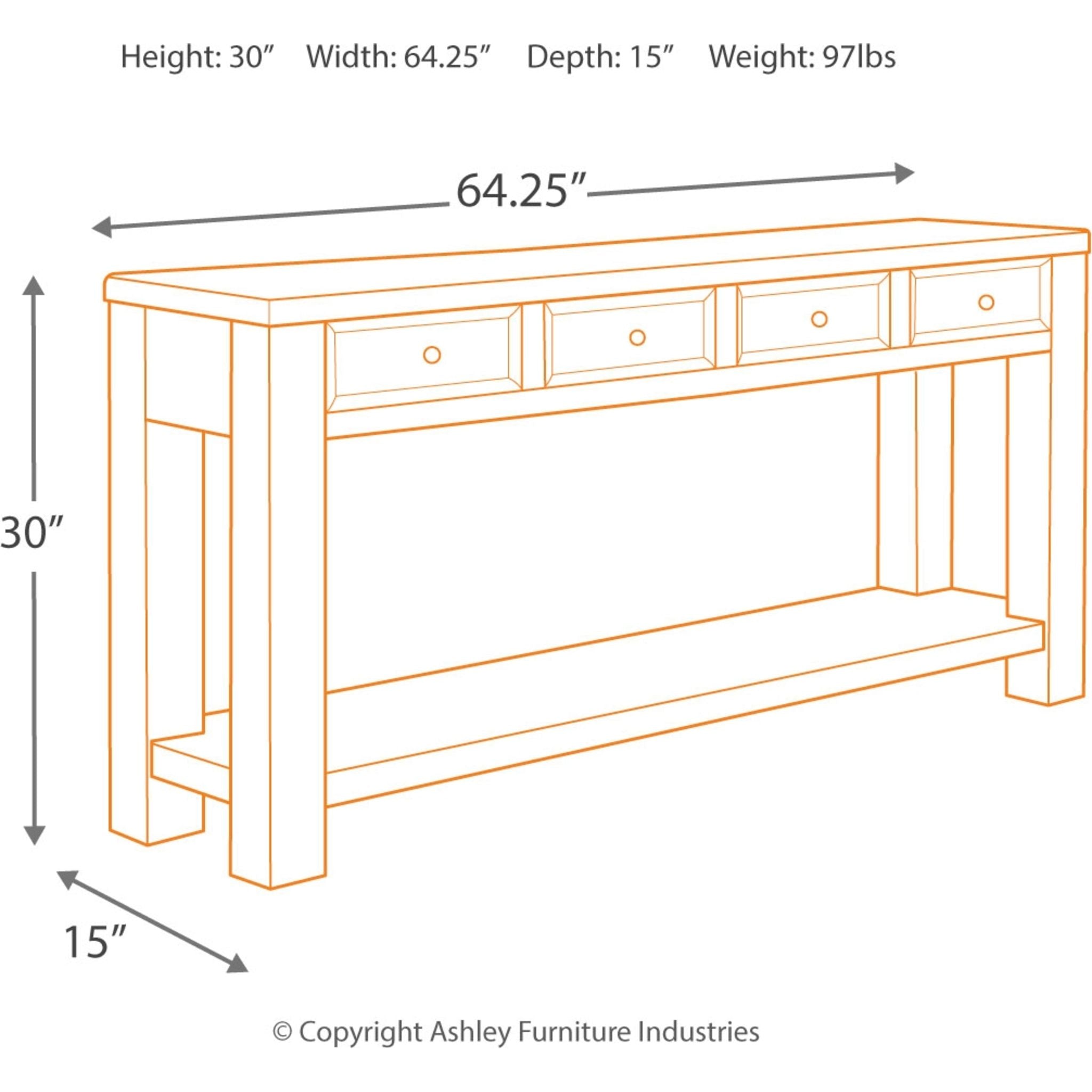 Table basse Gavelston - Noir