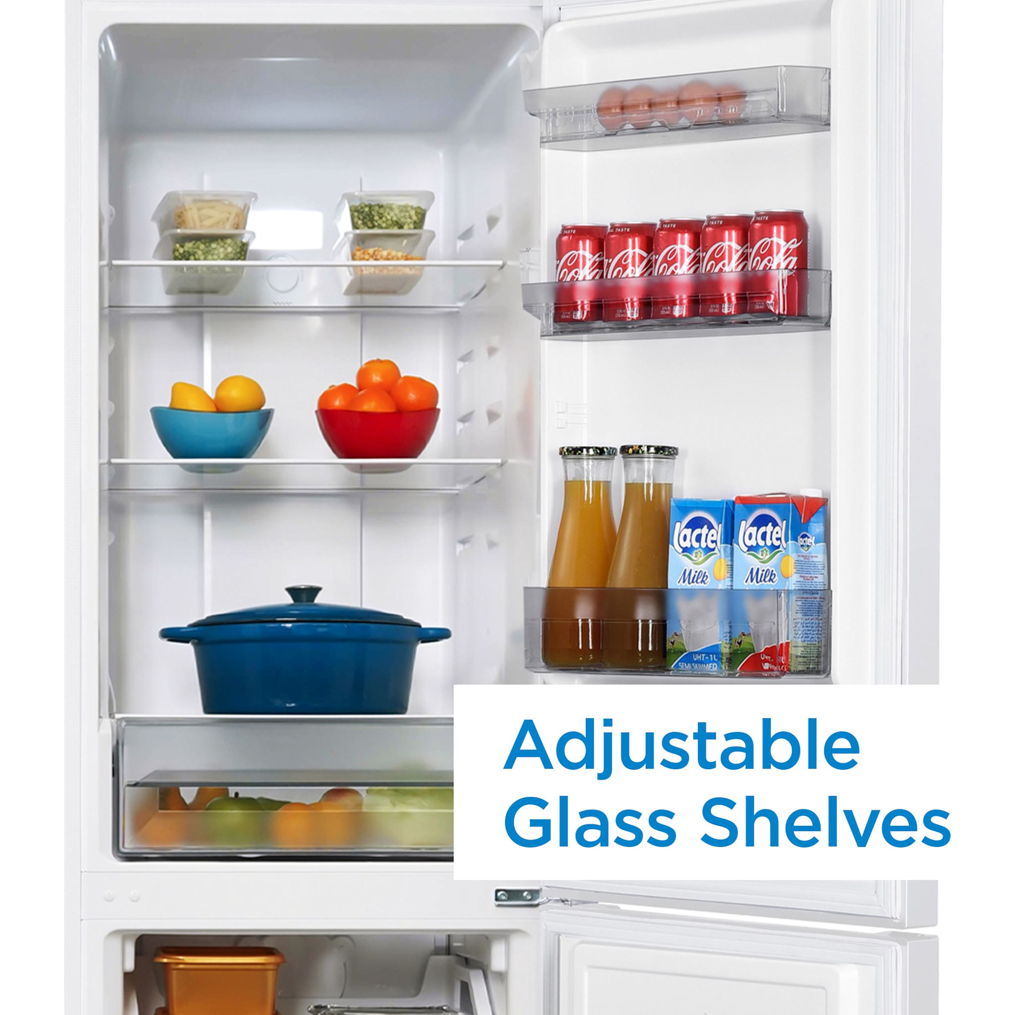 Réfrigérateur à congélateur inférieur Danby (DBMF100B1WDB) - Blanc