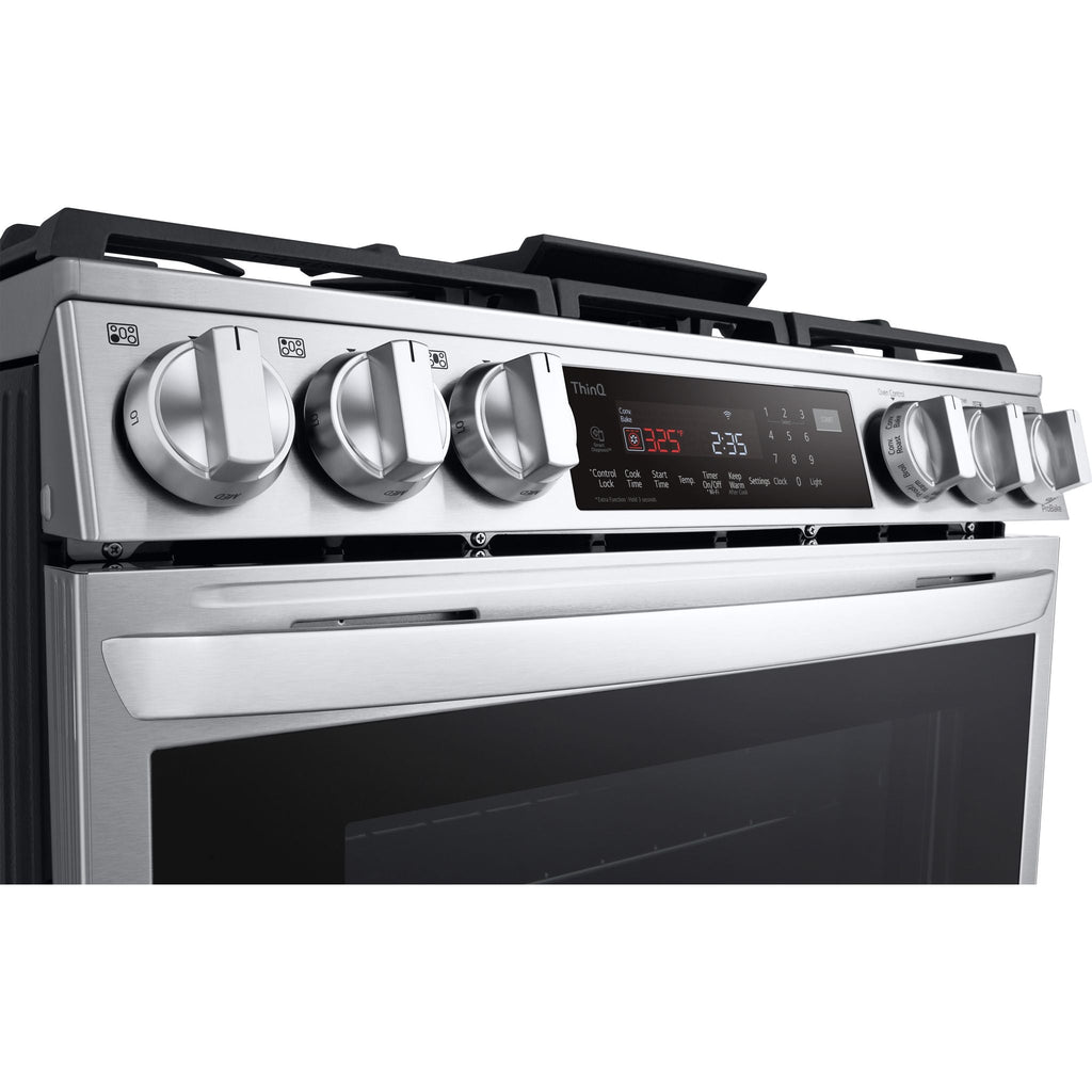 Cuisinière à gaz LG (LSGL6335F) - Acier inoxydable