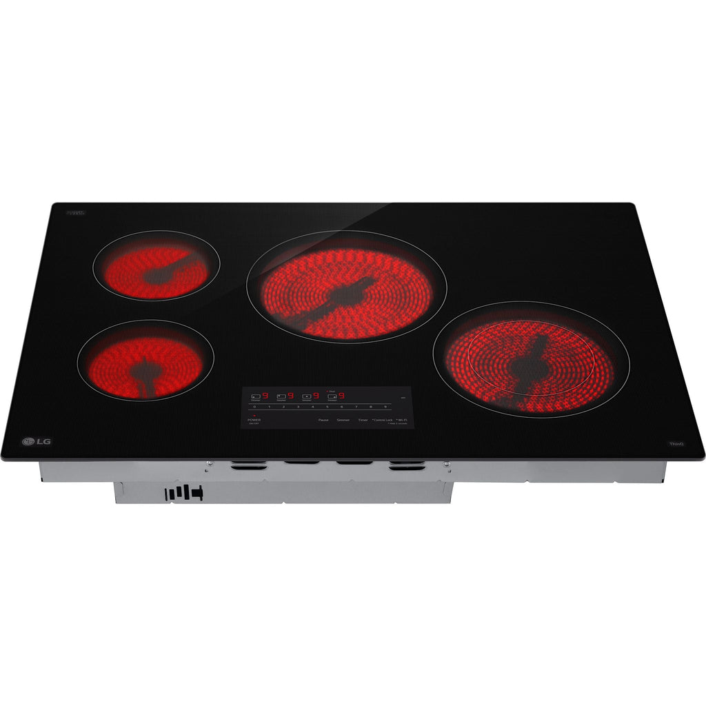Table de cuisson à induction LG 30 (CBEW3013BE) - Vitrocéramique noire