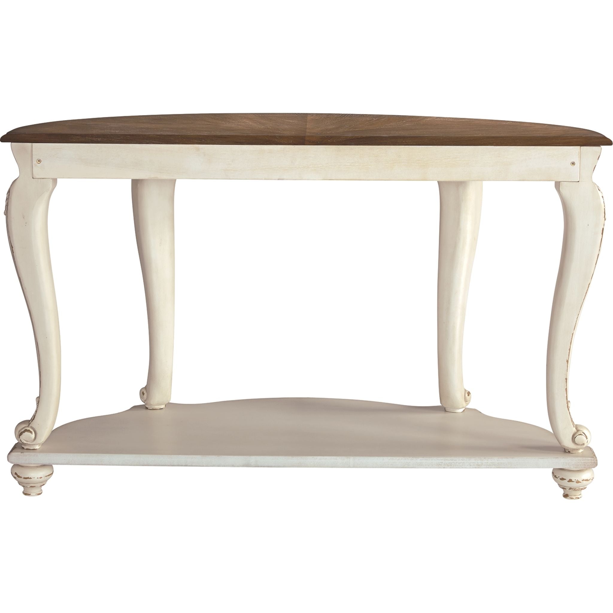 Table basse Meinertz - Blanc/Marron
