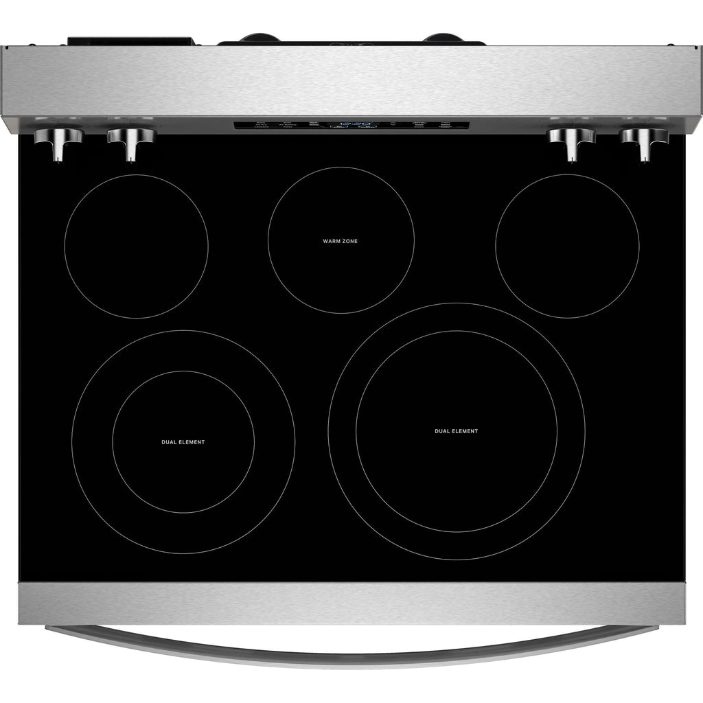 Cuisinière électrique Whirlpool 30 po (YWFES5730SZ) - Acier inoxydable résistant aux traces de doigts