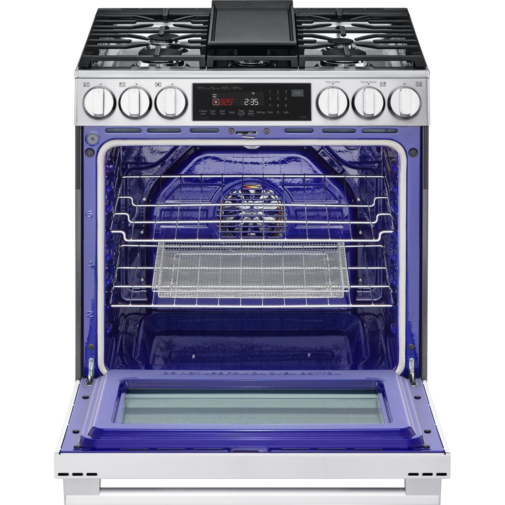 Cuisinière à gaz LG 30 (LSGL6335X) - PrintProof Steel