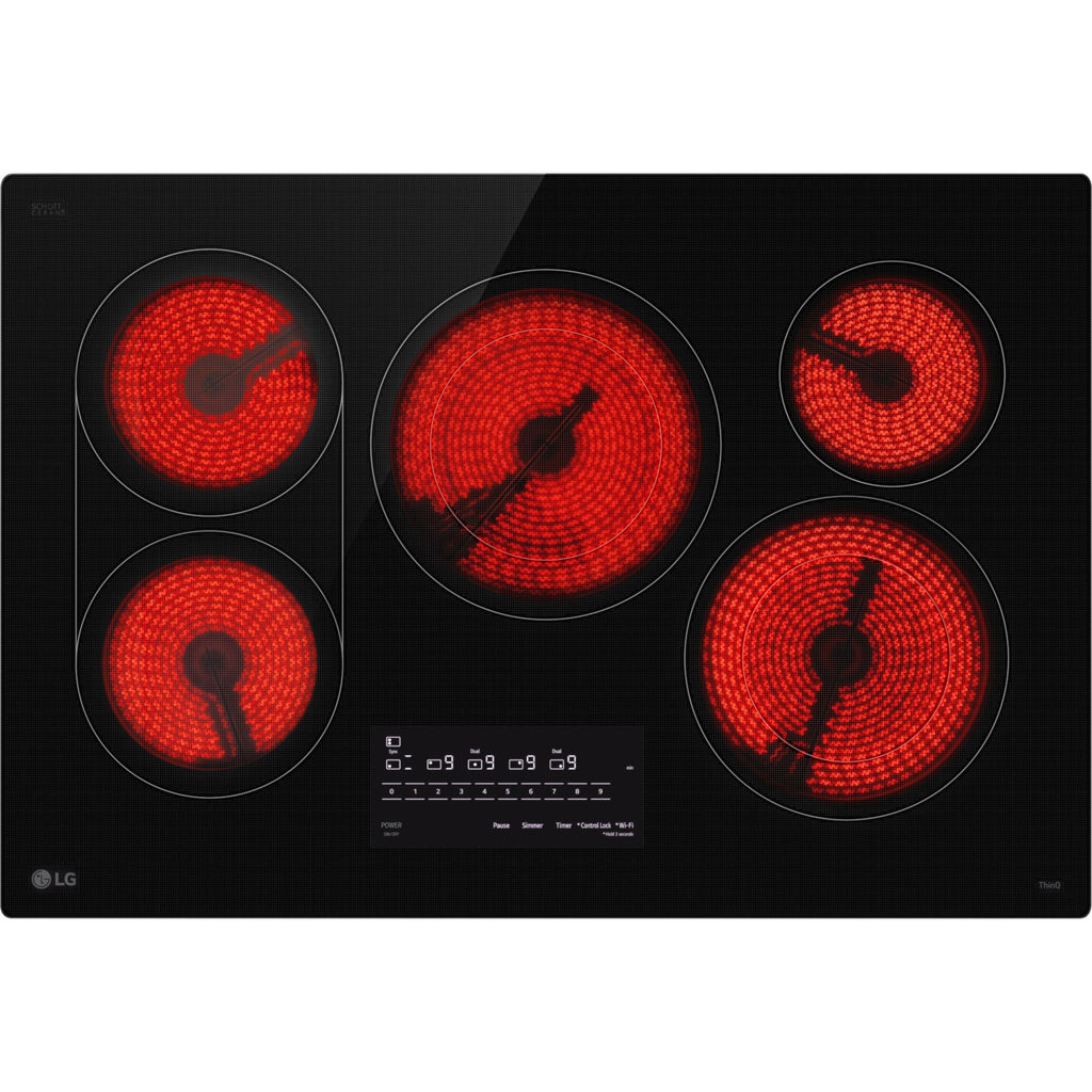 Table de cuisson LG 30 (CBEW3017BE) - Vitrocéramique noire