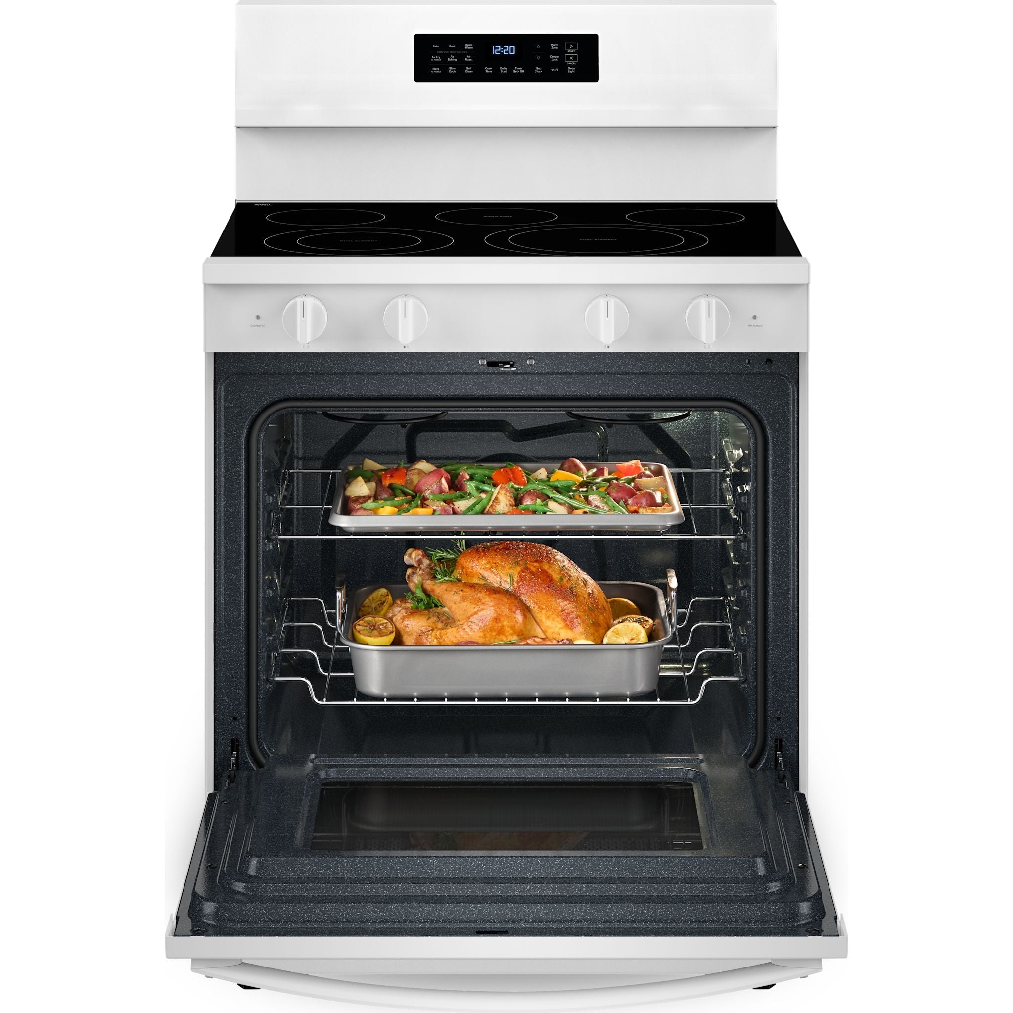 Cuisinière électrique Whirlpool 30 po (YWFES7030SW) - Blanc